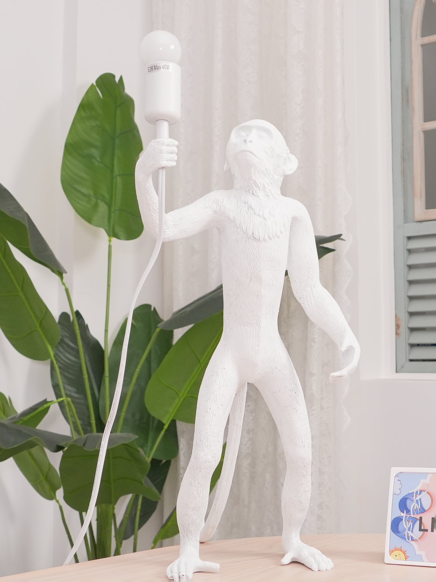 Monkey Nightstand Lamp Table Lamp