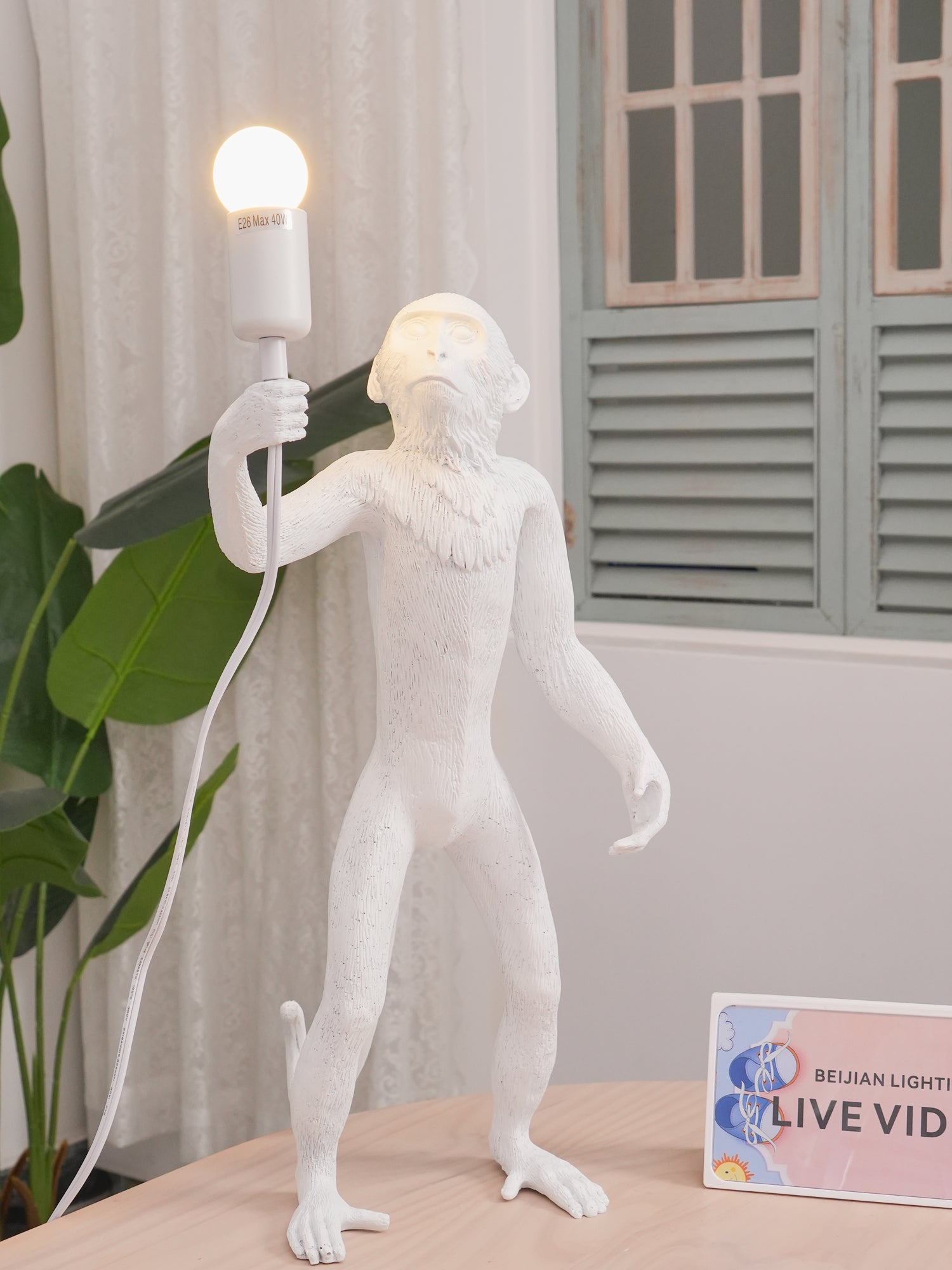 Monkey Nightstand Lamp Table Lamp