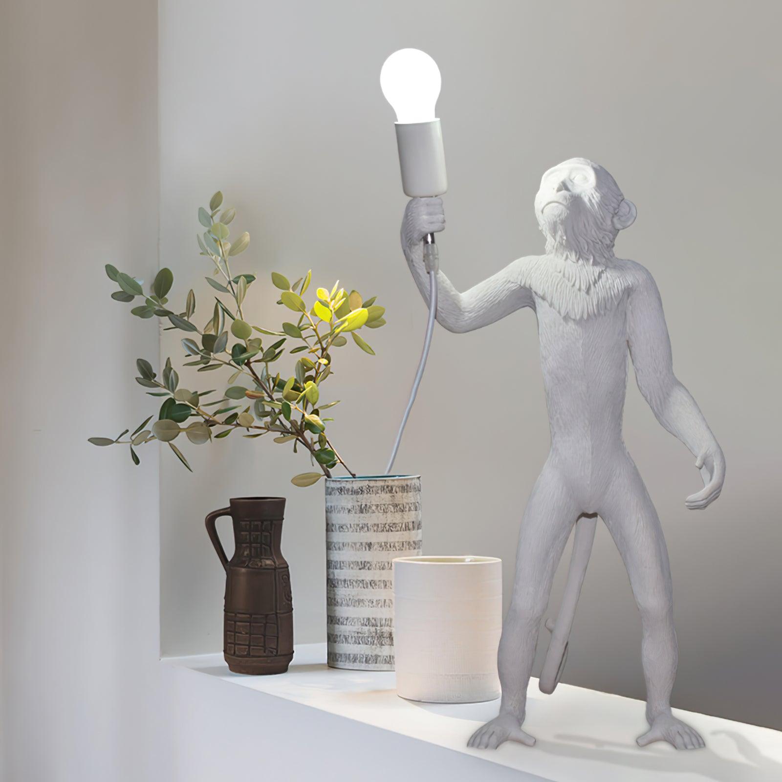 Monkey Nightstand Lamp Table Lamp