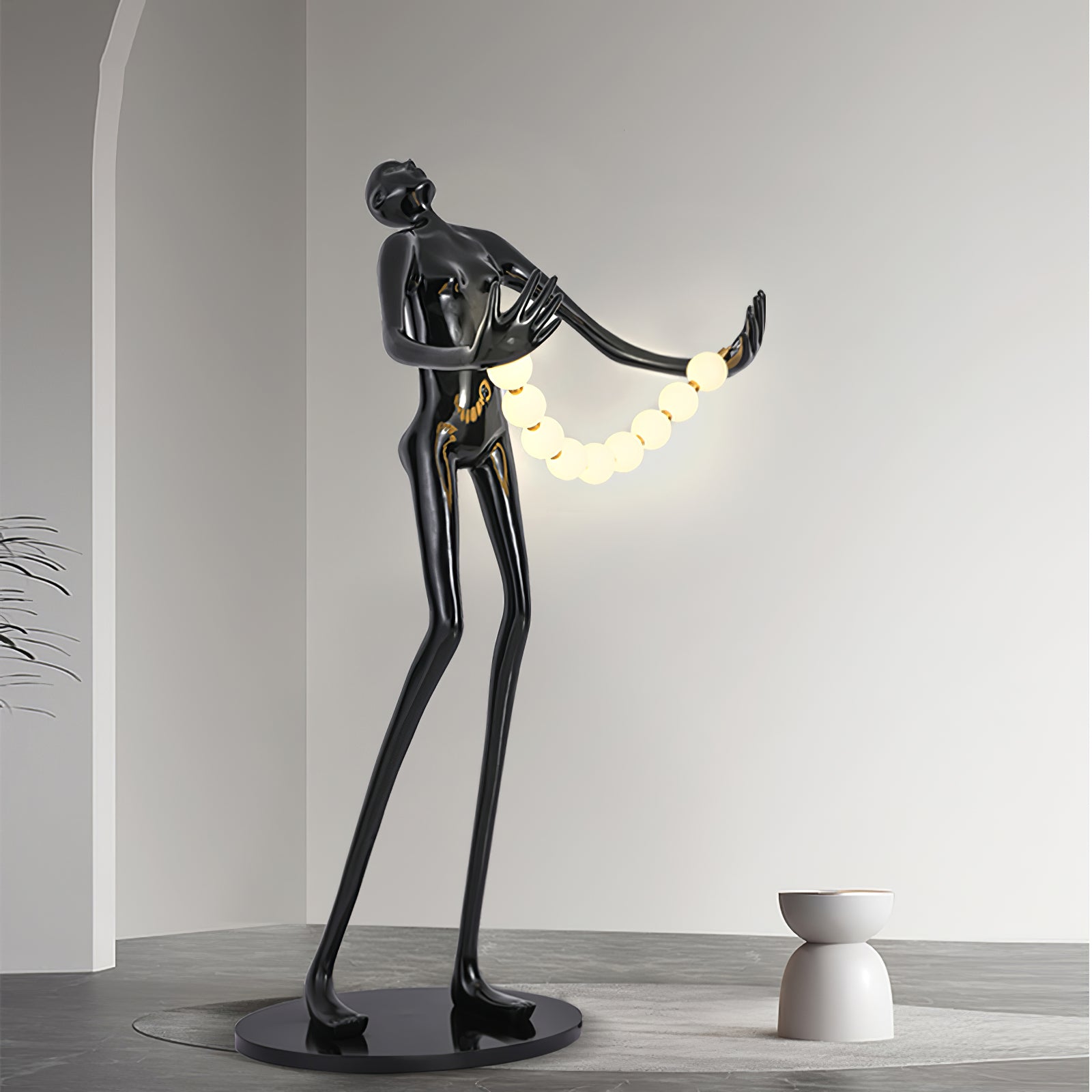 Orb Juggler Sculpture Floor Lamp detail view 2