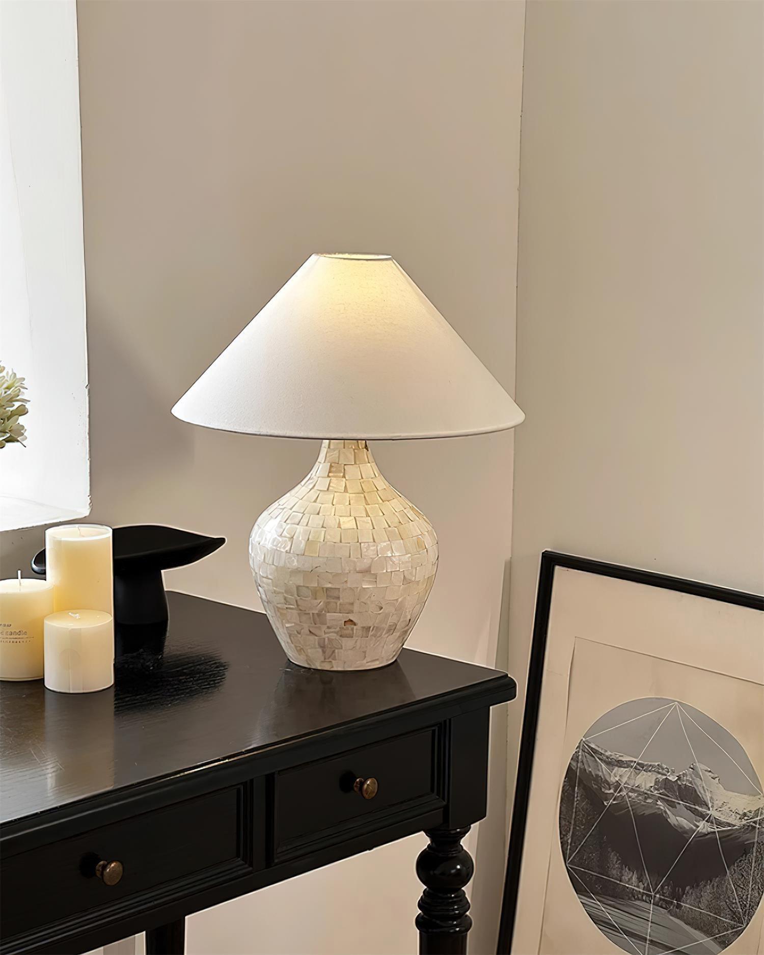 Mosaic Table Lamp 16.5