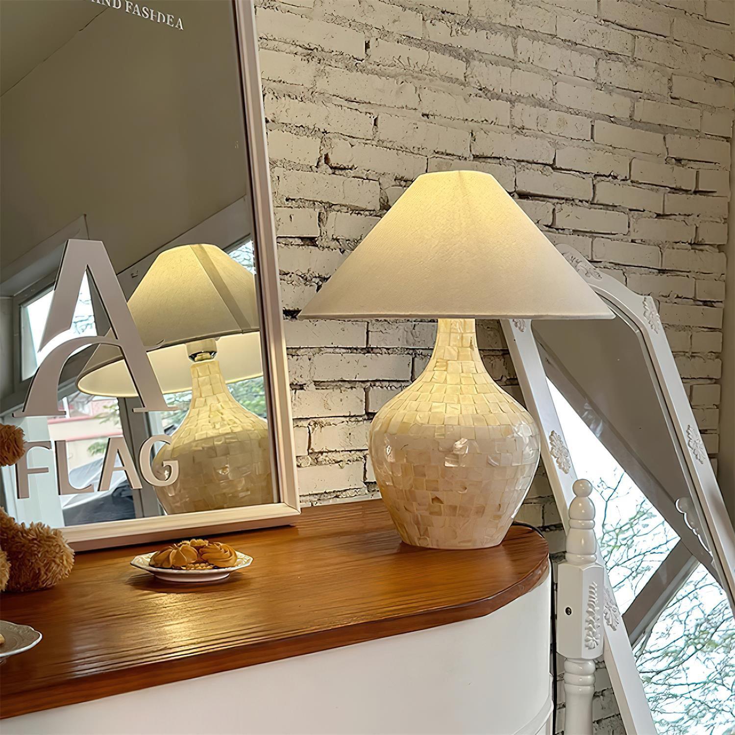 Mosaic Table Lamp 16.5
