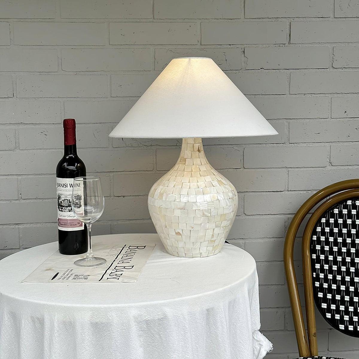 Mosaic Table Lamp 16.5