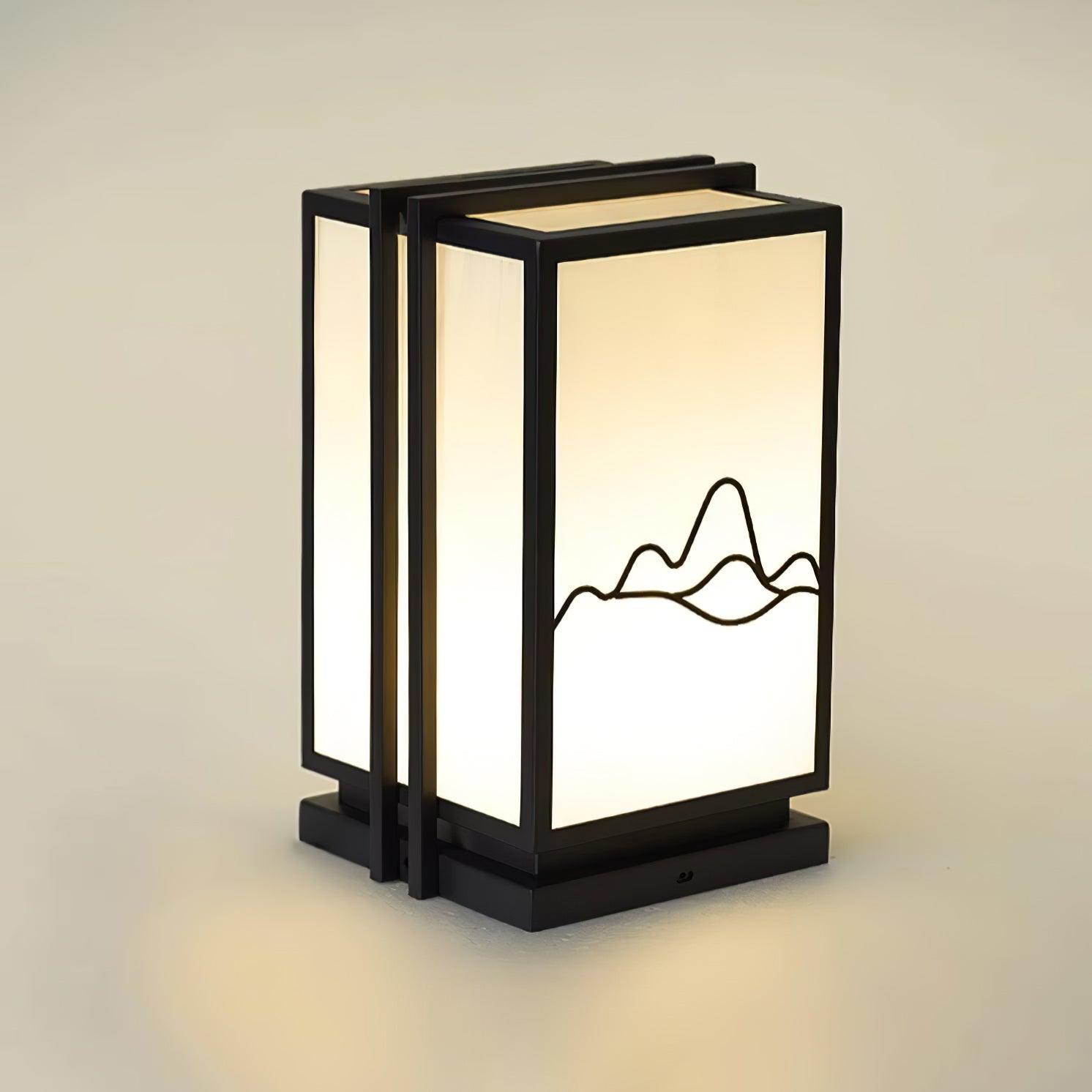 Mountain Outdoor Post Light Floor Lamp
