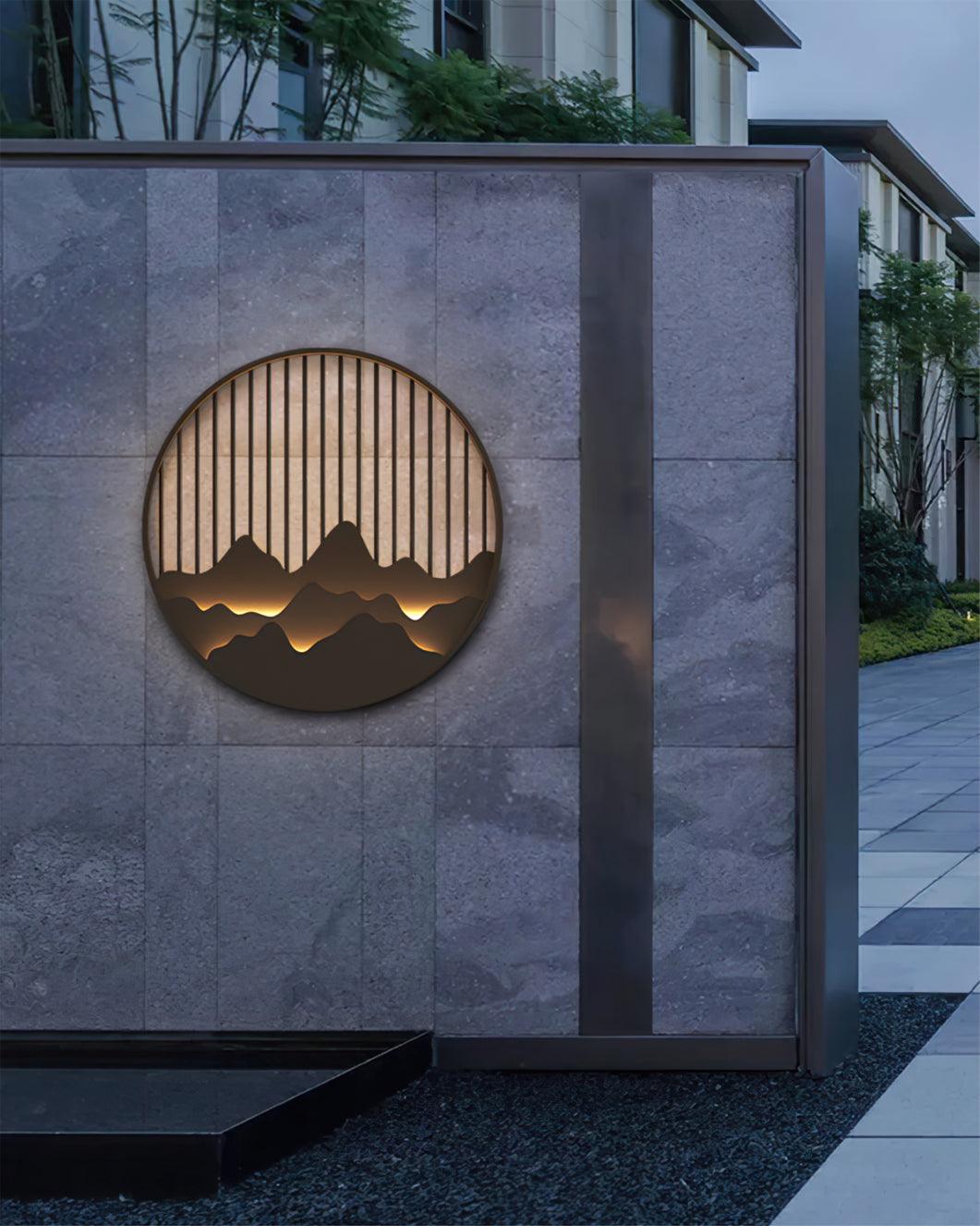 Mountain Exterior Wall Light, Outdoor Wall Light, detail 12