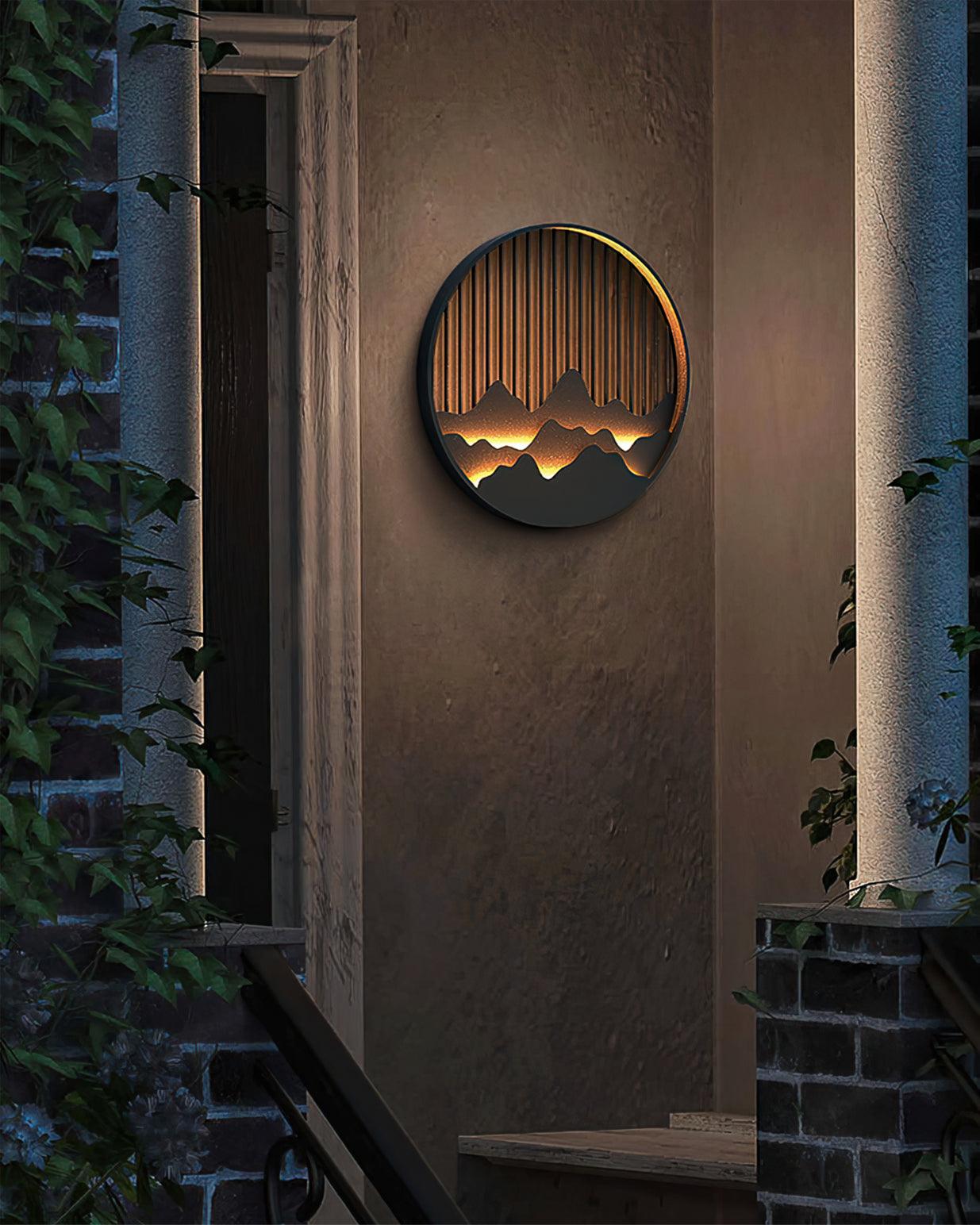 Mountain Exterior Wall Light, Outdoor Wall Light, detail 8