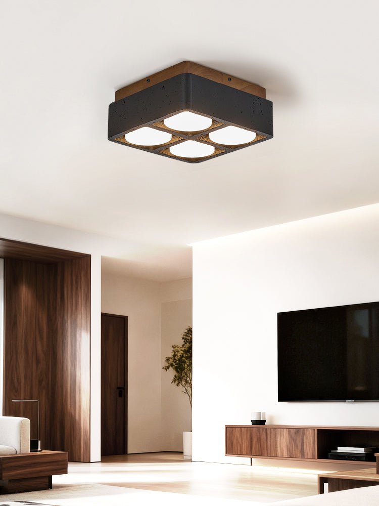 Multi Spot Square Ceiling Light