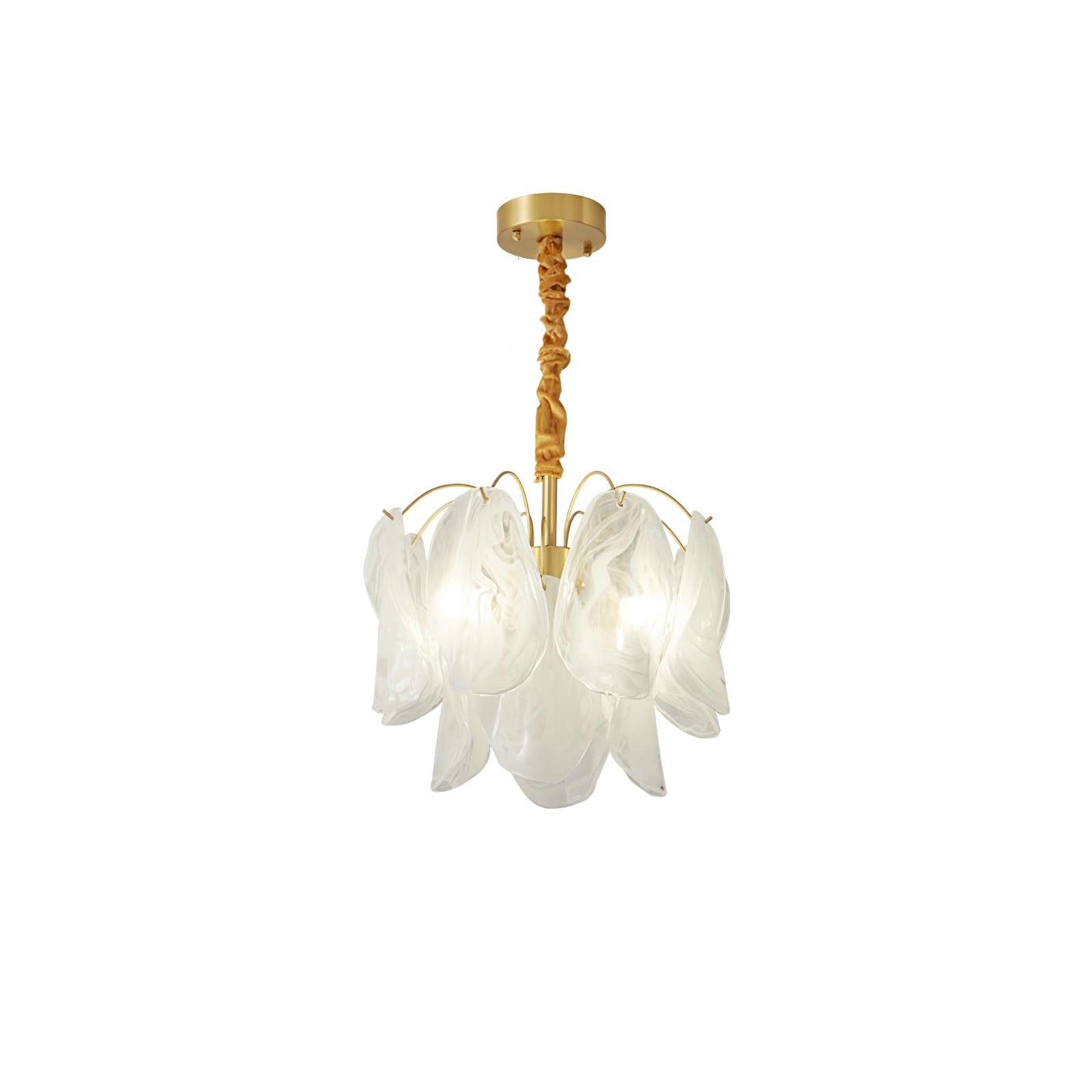 Multi Tier Cloud Glass Chandelier