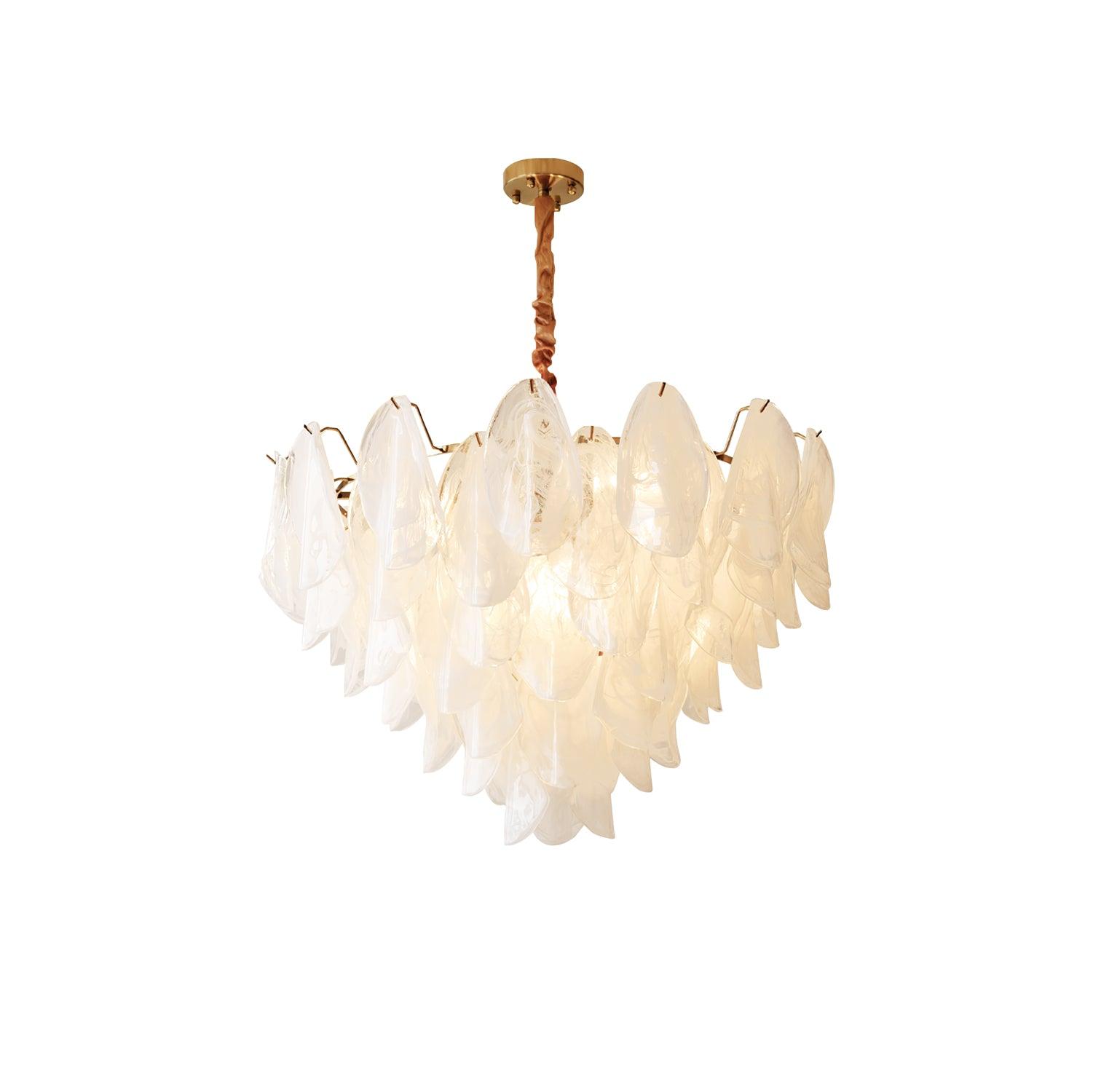 Multi Tier Cloud Glass Chandelier