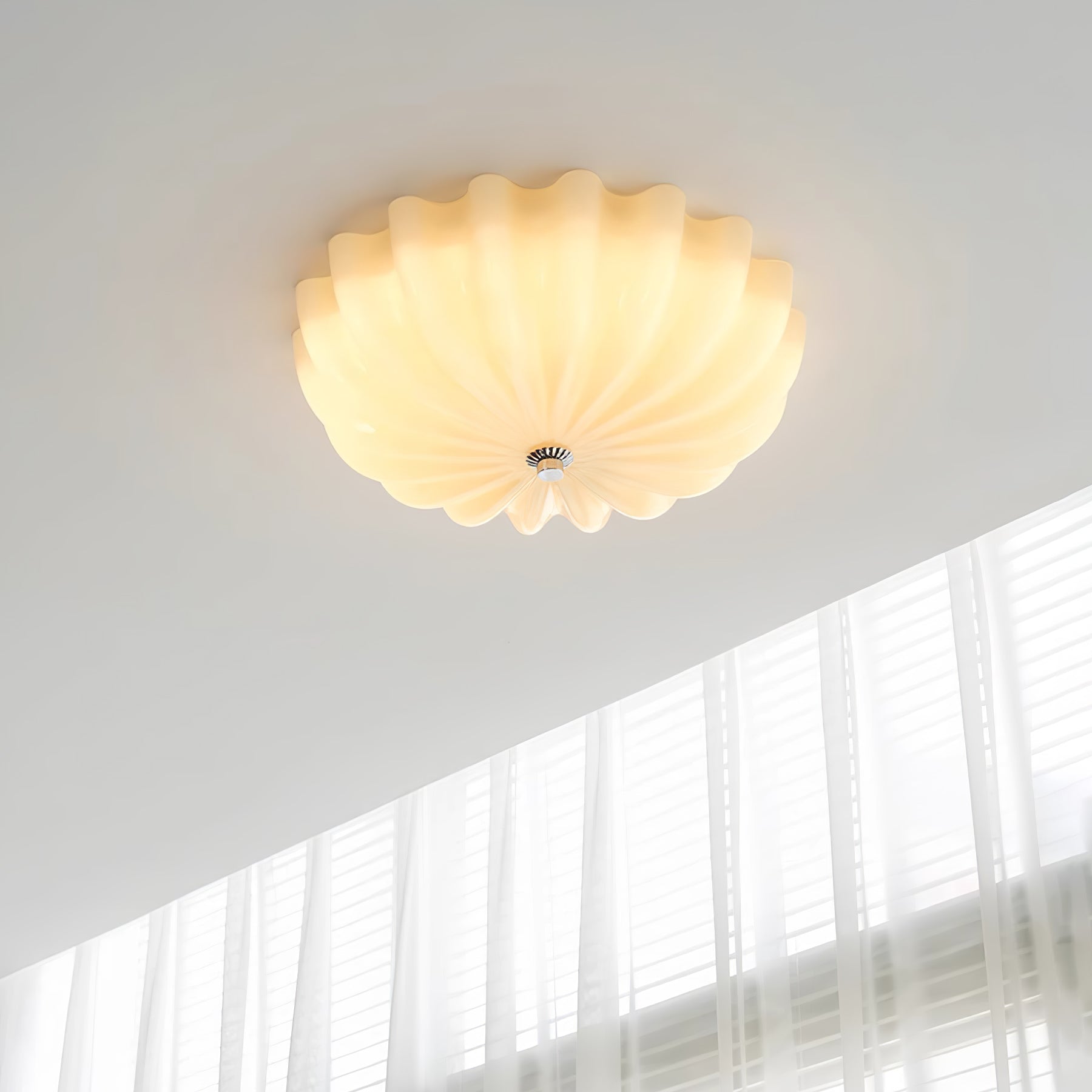 Murano Glass Flush Mount Light Ceiling Light