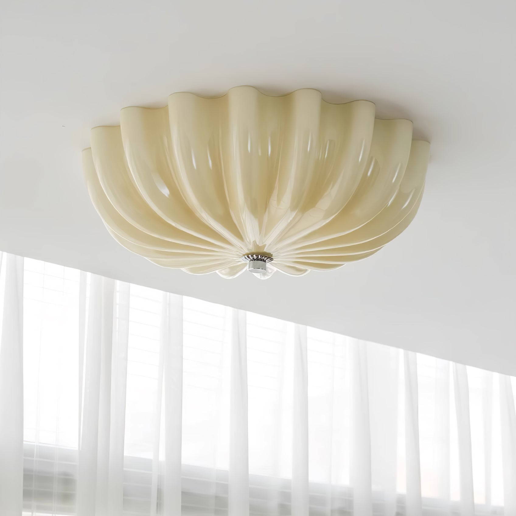 Murano Glass Flush Mount Light Ceiling Light