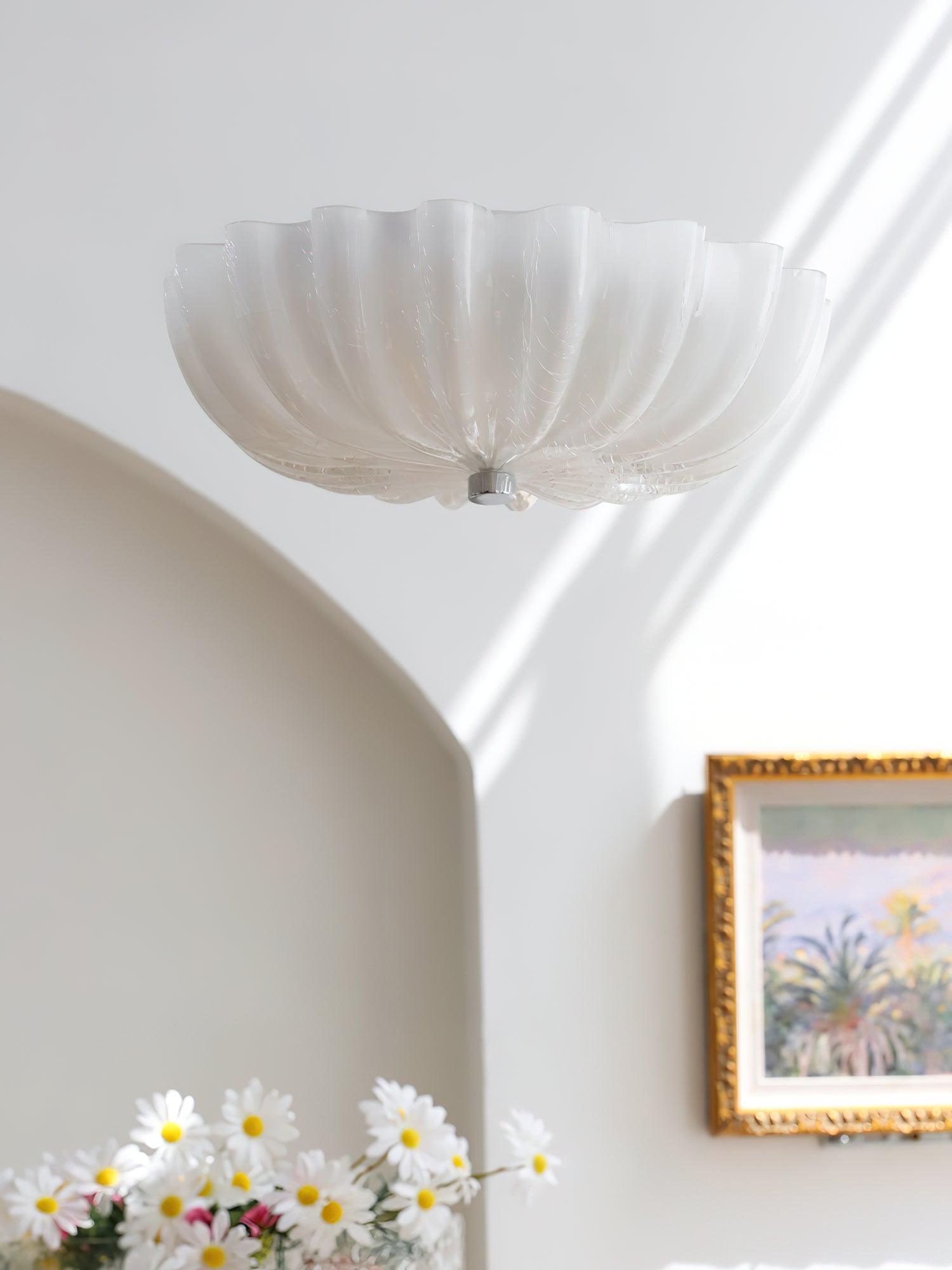 Murano Glass Flush Mount Light Ceiling Light