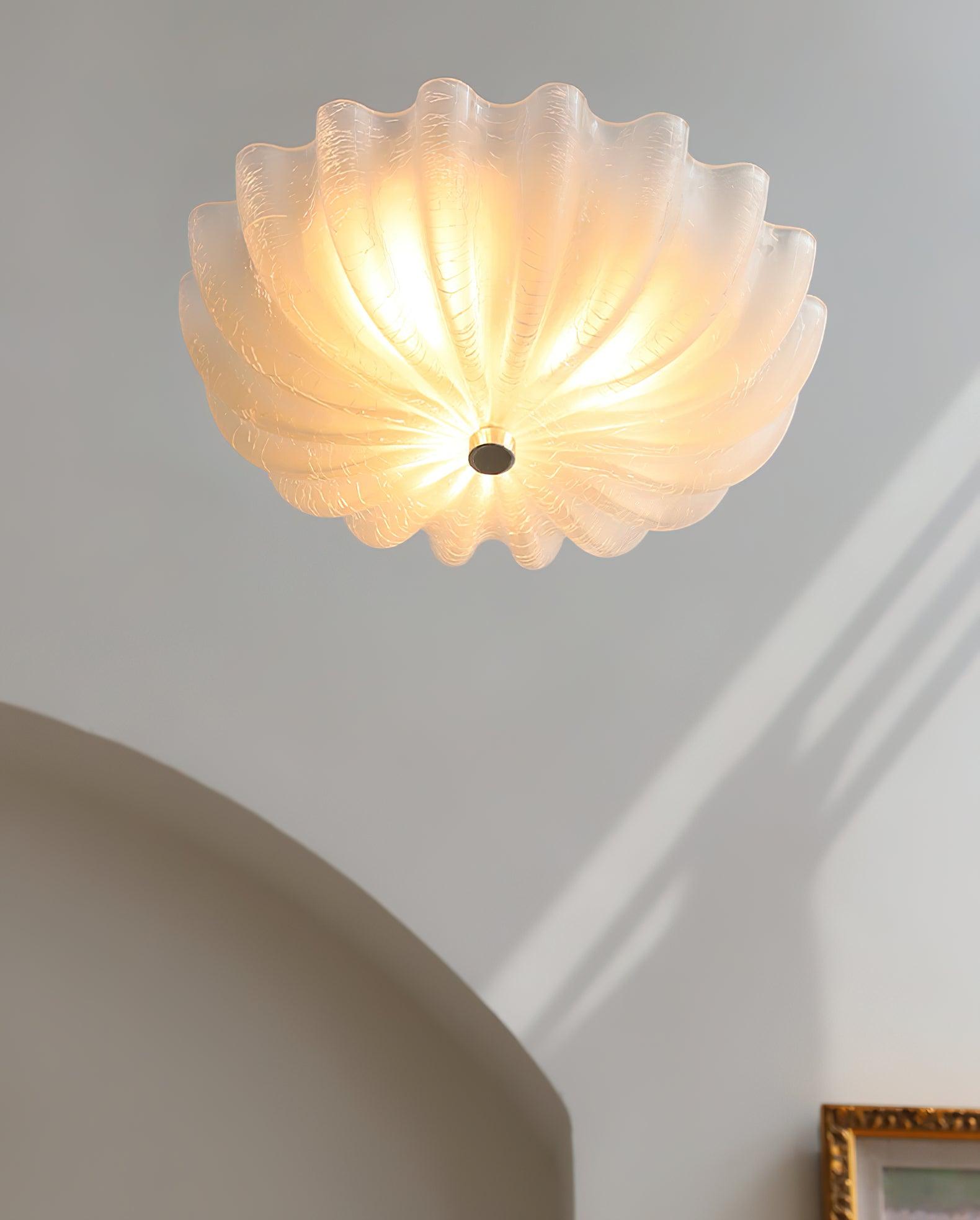 Murano Glass Flush Mount Light Ceiling Light
