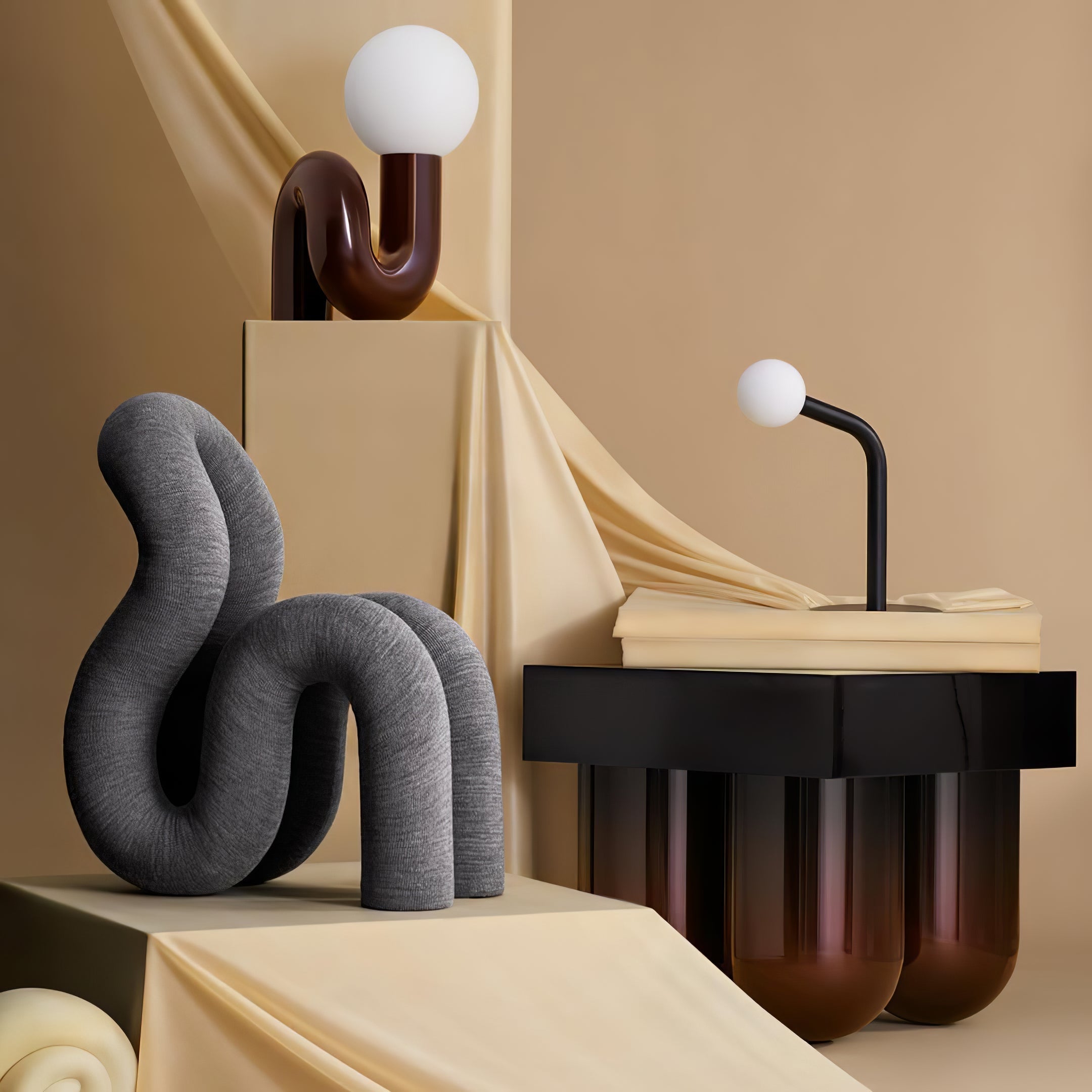 Playful N Shape Desk Lamp