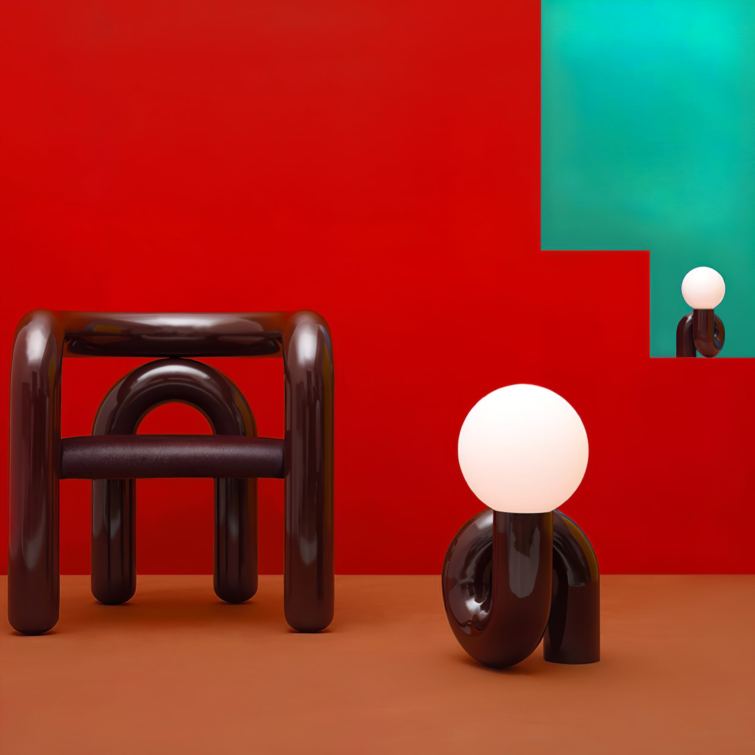 Playful N Shape Desk Lamp