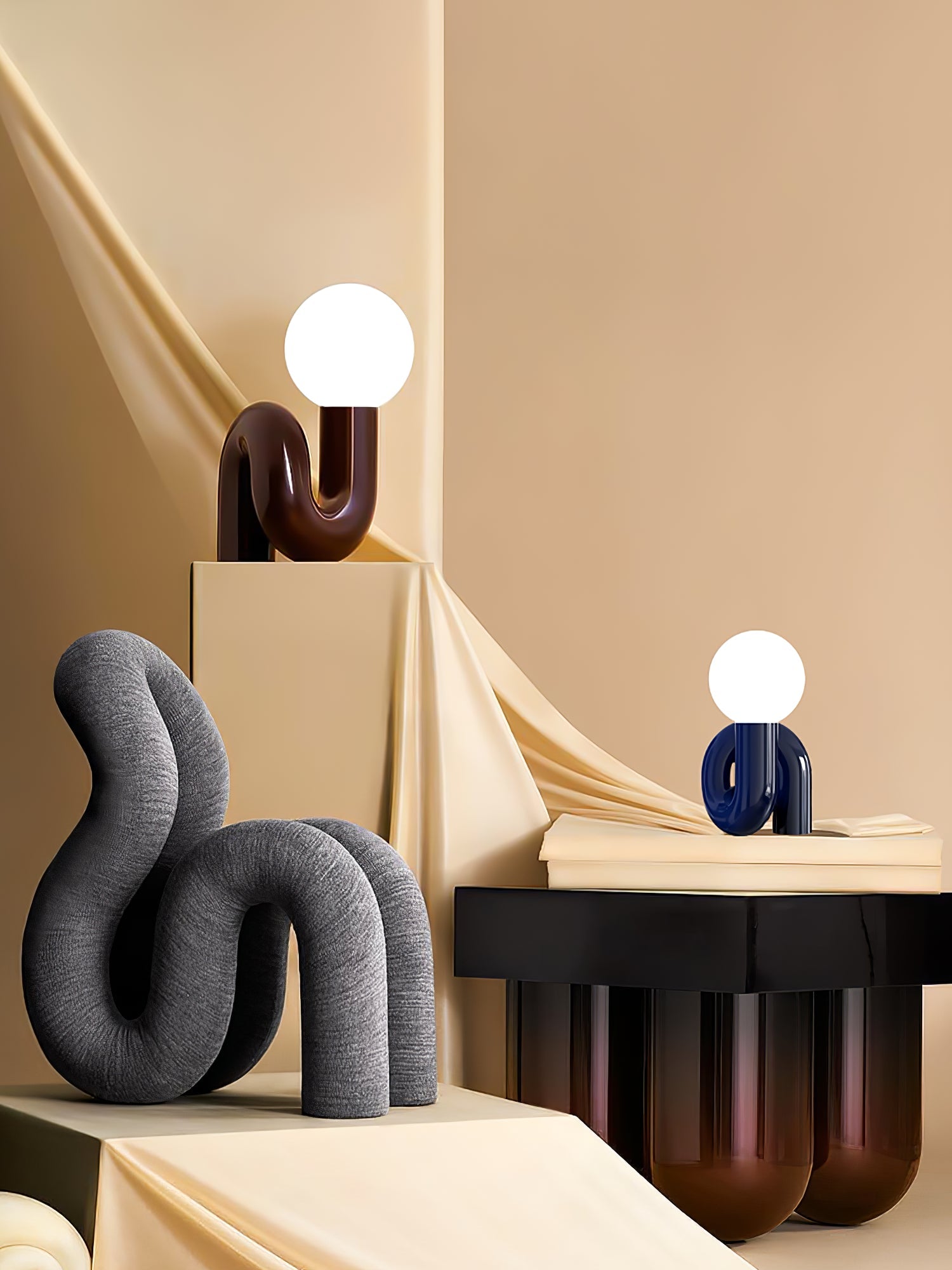Playful N Shape Desk Lamp