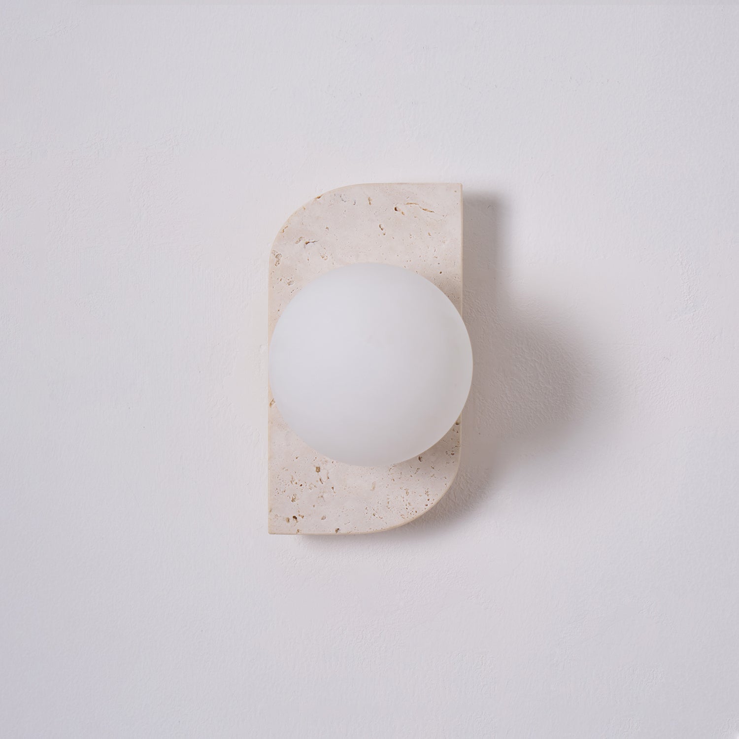 Elysian Travertine Plug-In Wall Light, Plug-In Wall Sconce, detail 70