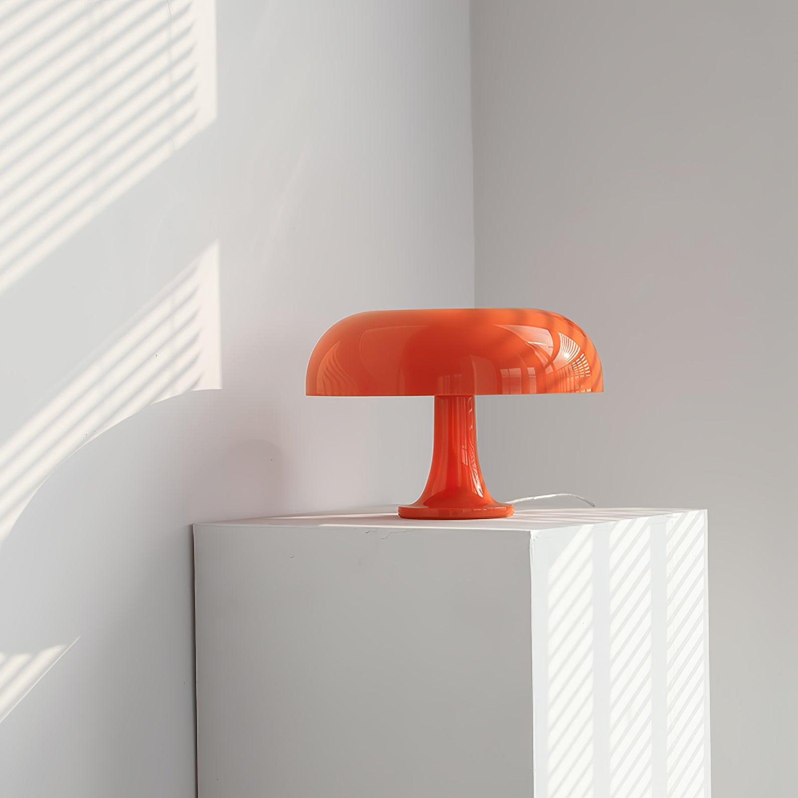 Close-up angle of Mushroom Playful Task Lamp Table Lamp showing form and material detail