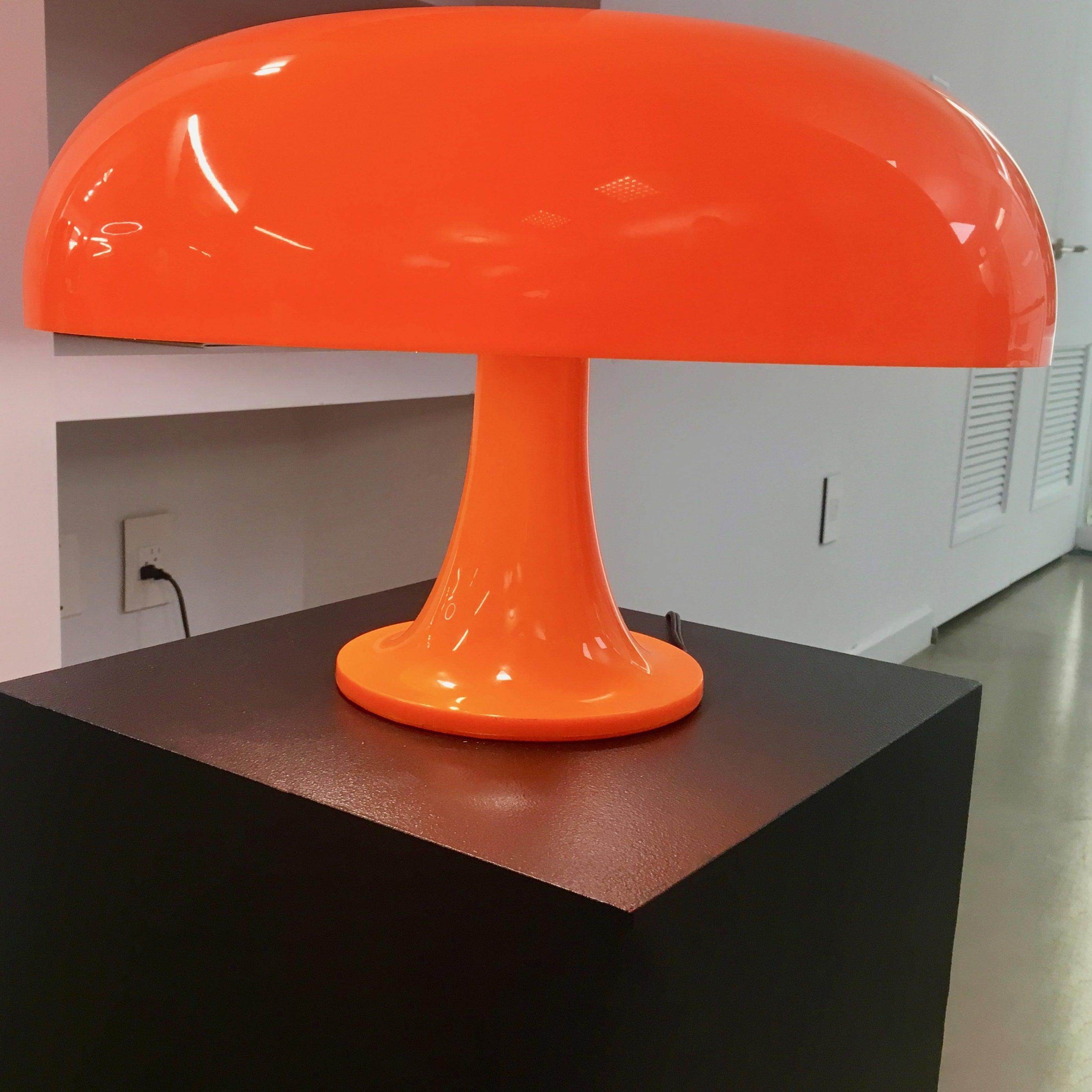 Close-up angle of Mushroom Playful Task Lamp Table Lamp showing form and material detail