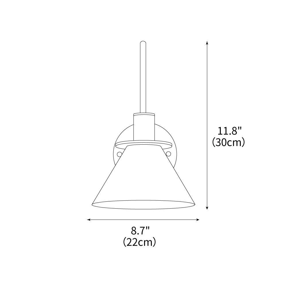 Nordic Metal Wall Sconce 8.7