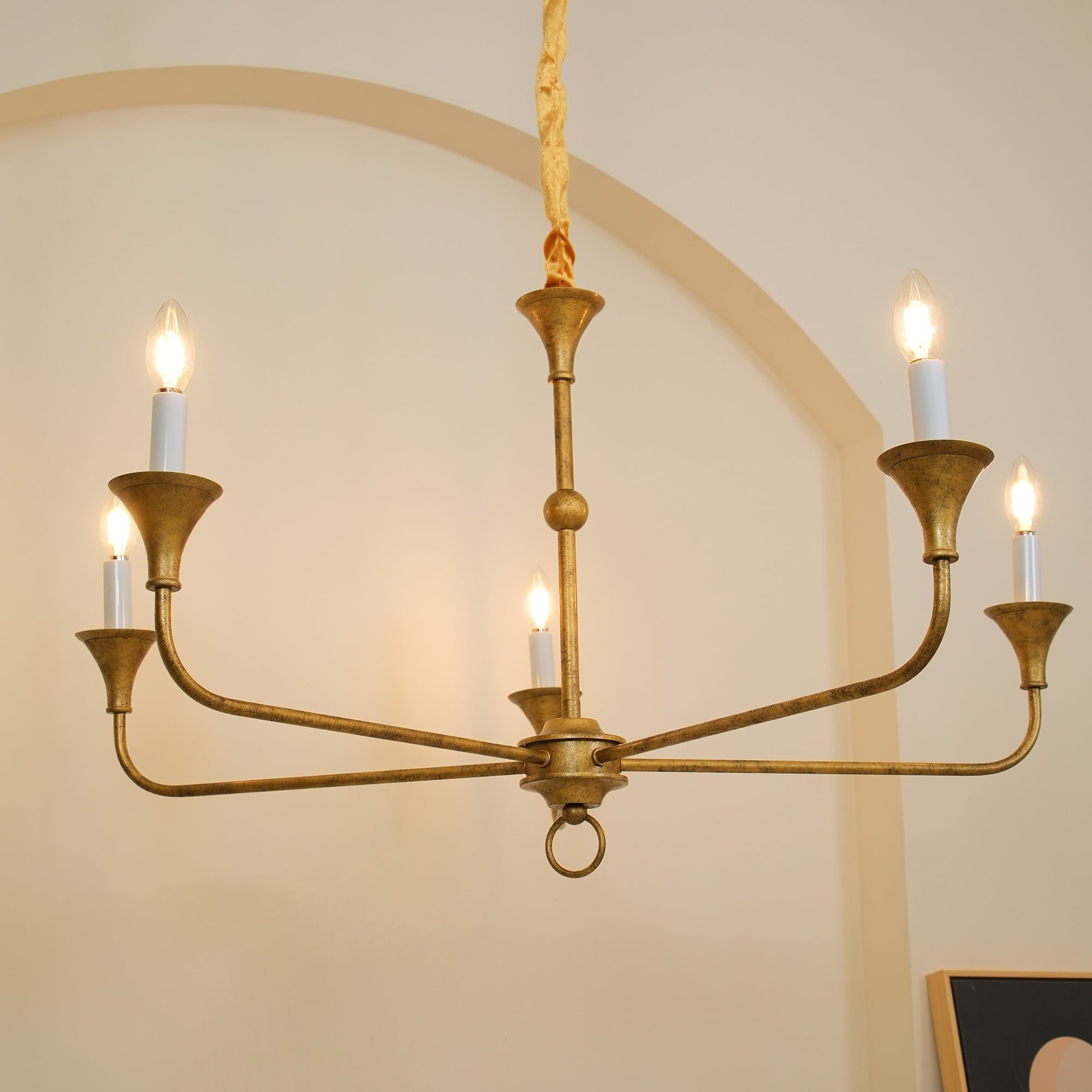 Elara Candle Chandelier detail view 21