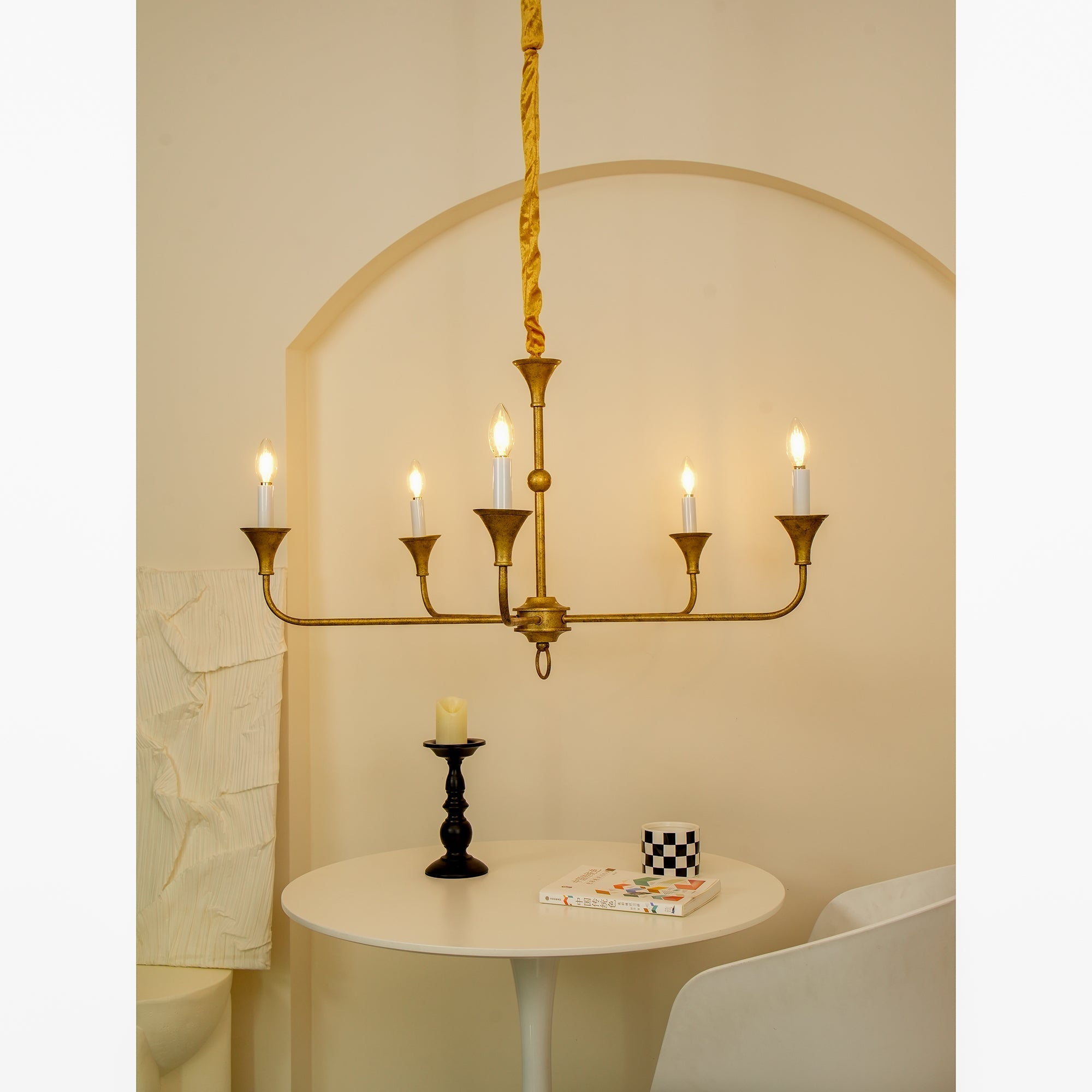 Elara Candle Chandelier detail view 22