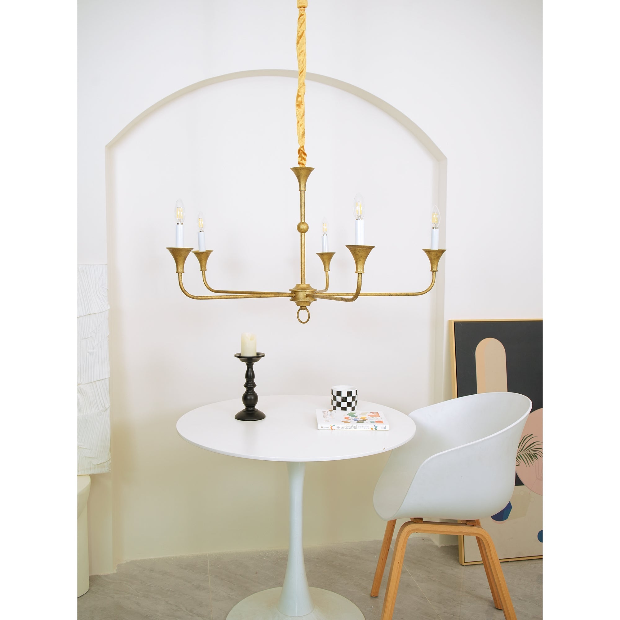 Elara Candle Chandelier detail view 20