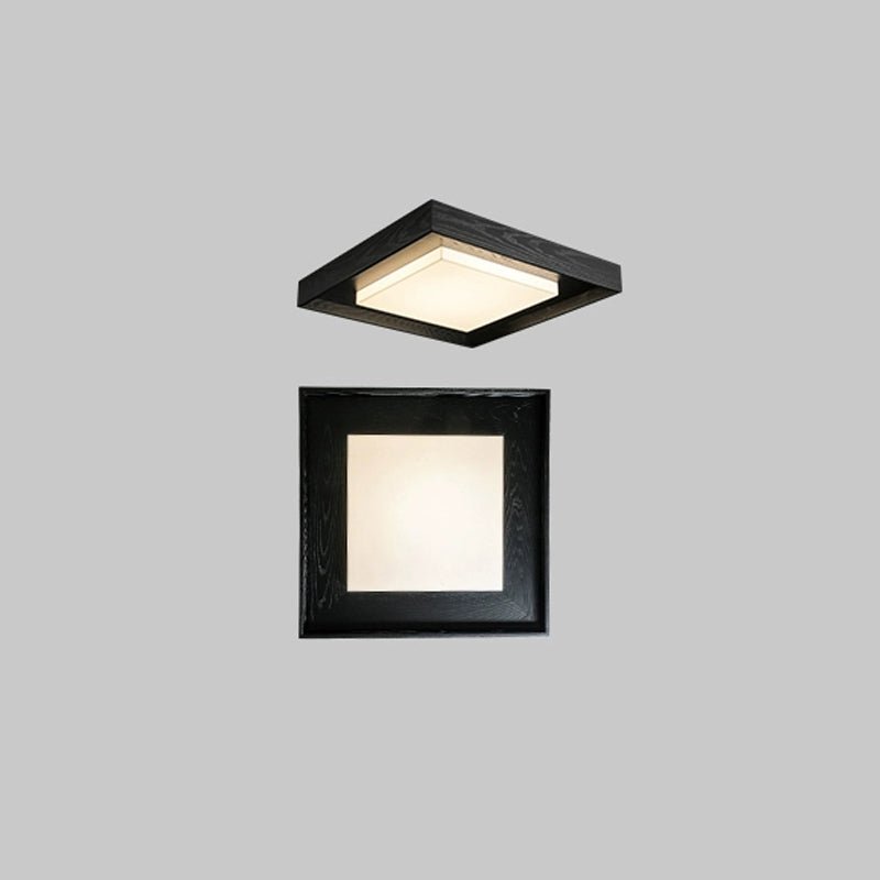 Kurin Wood Frame Ceiling Light detail view 16