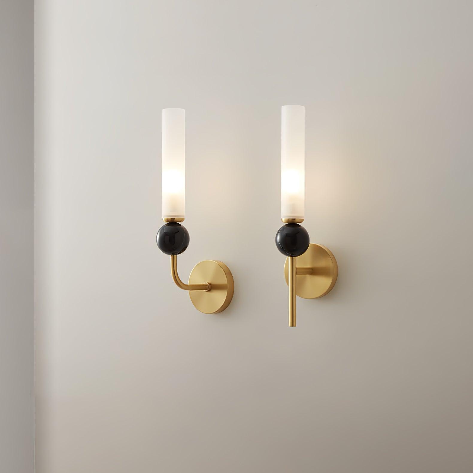 Marble Vertical Wall Light, Hardwired Wall Sconce, detail 11