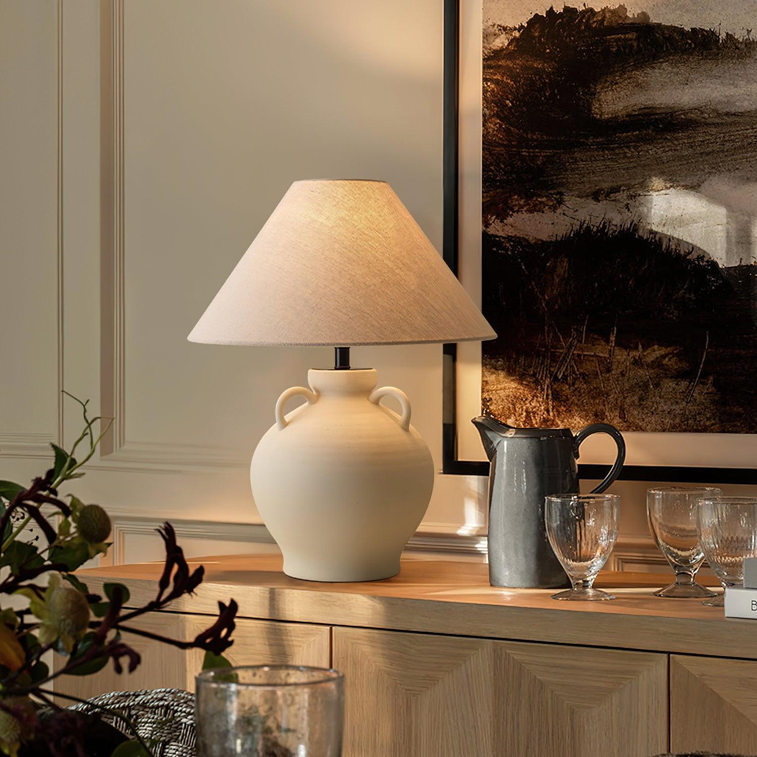 Old Wine Pot Table Lamp 15.7