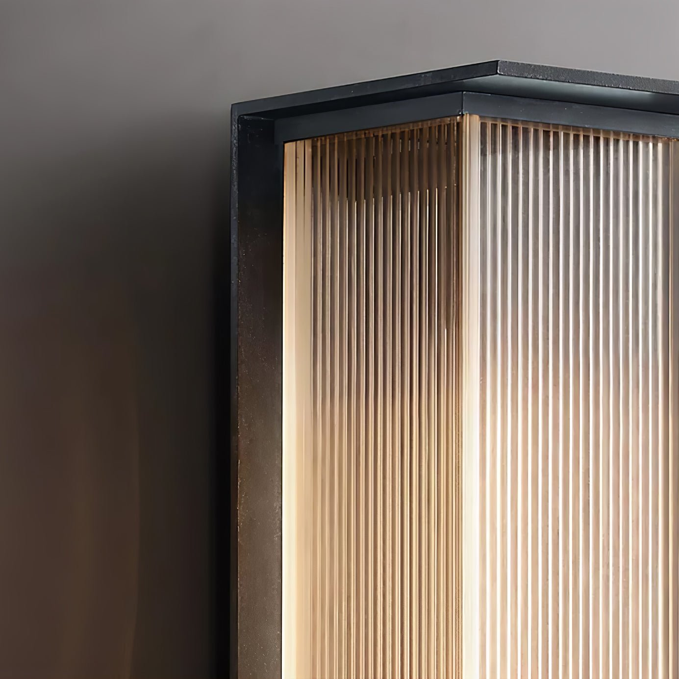 Oleron Box Outdoor Solar Wall Lamp