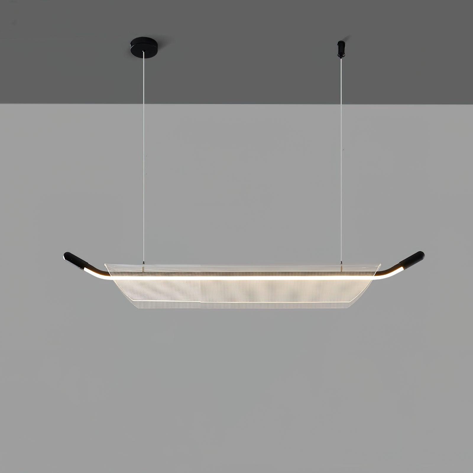One Word Acrylic Pendant Light