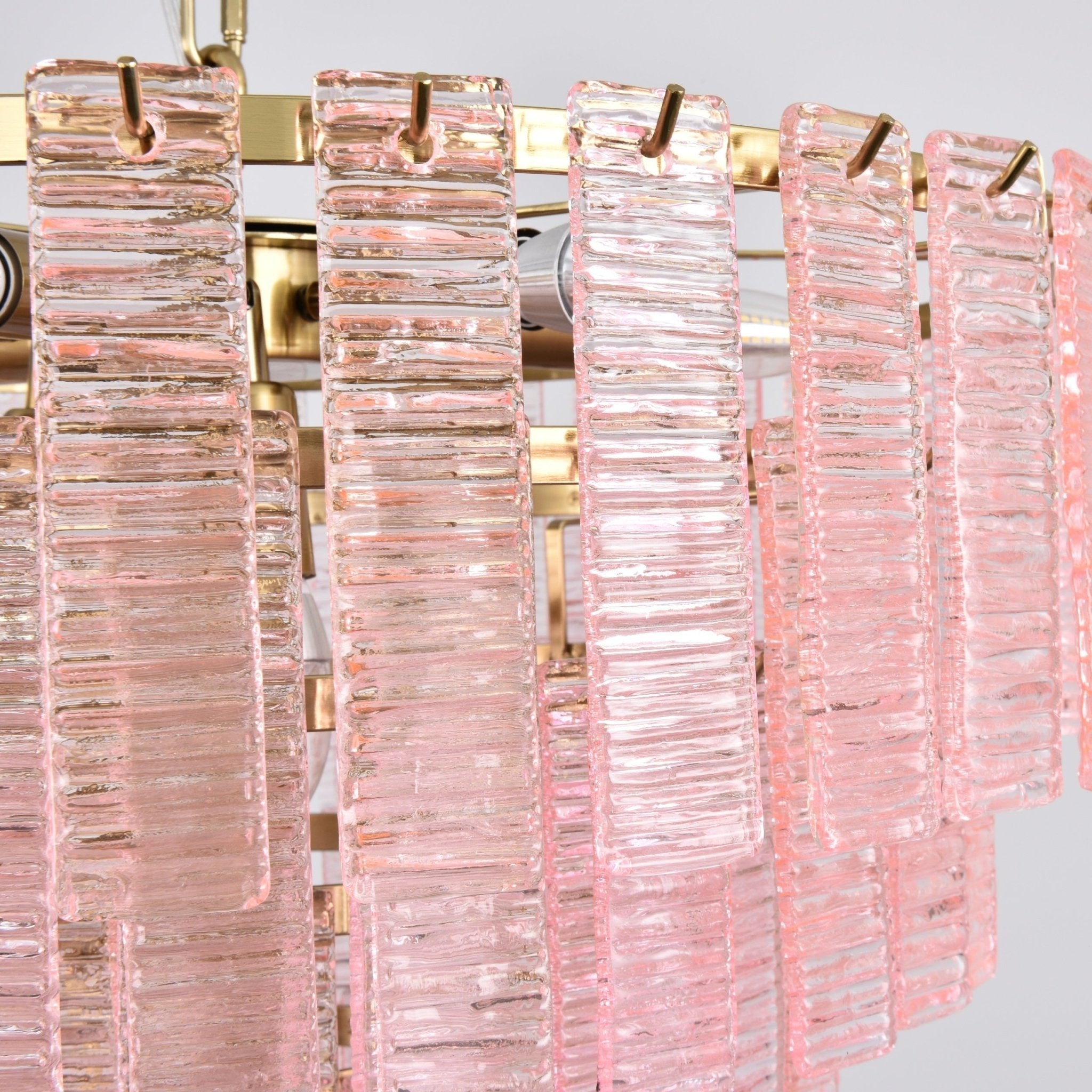 Opalora Pink Murano Chandelier
