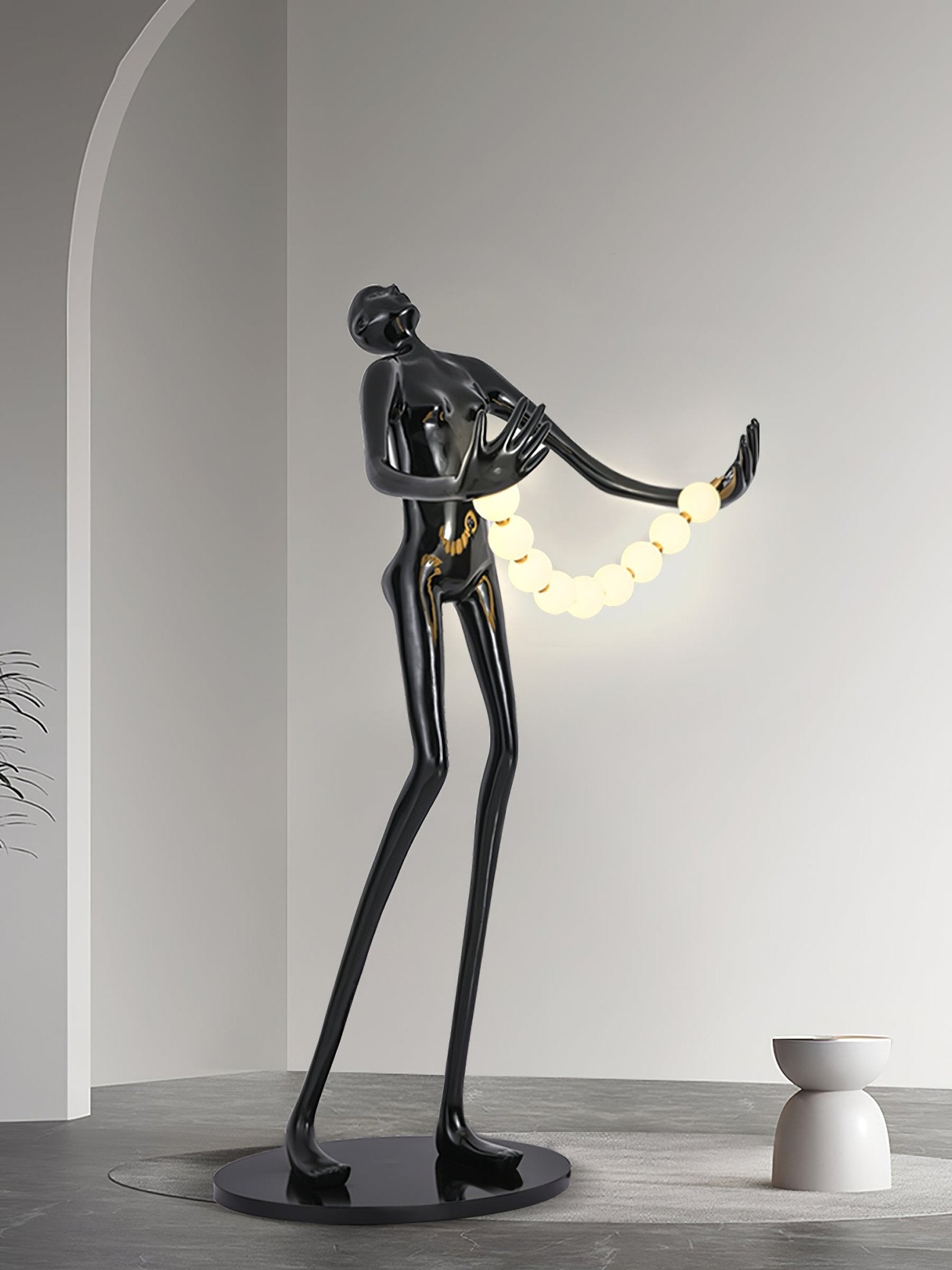 Orb Juggler Sculpture Floor Lamp detail view 7