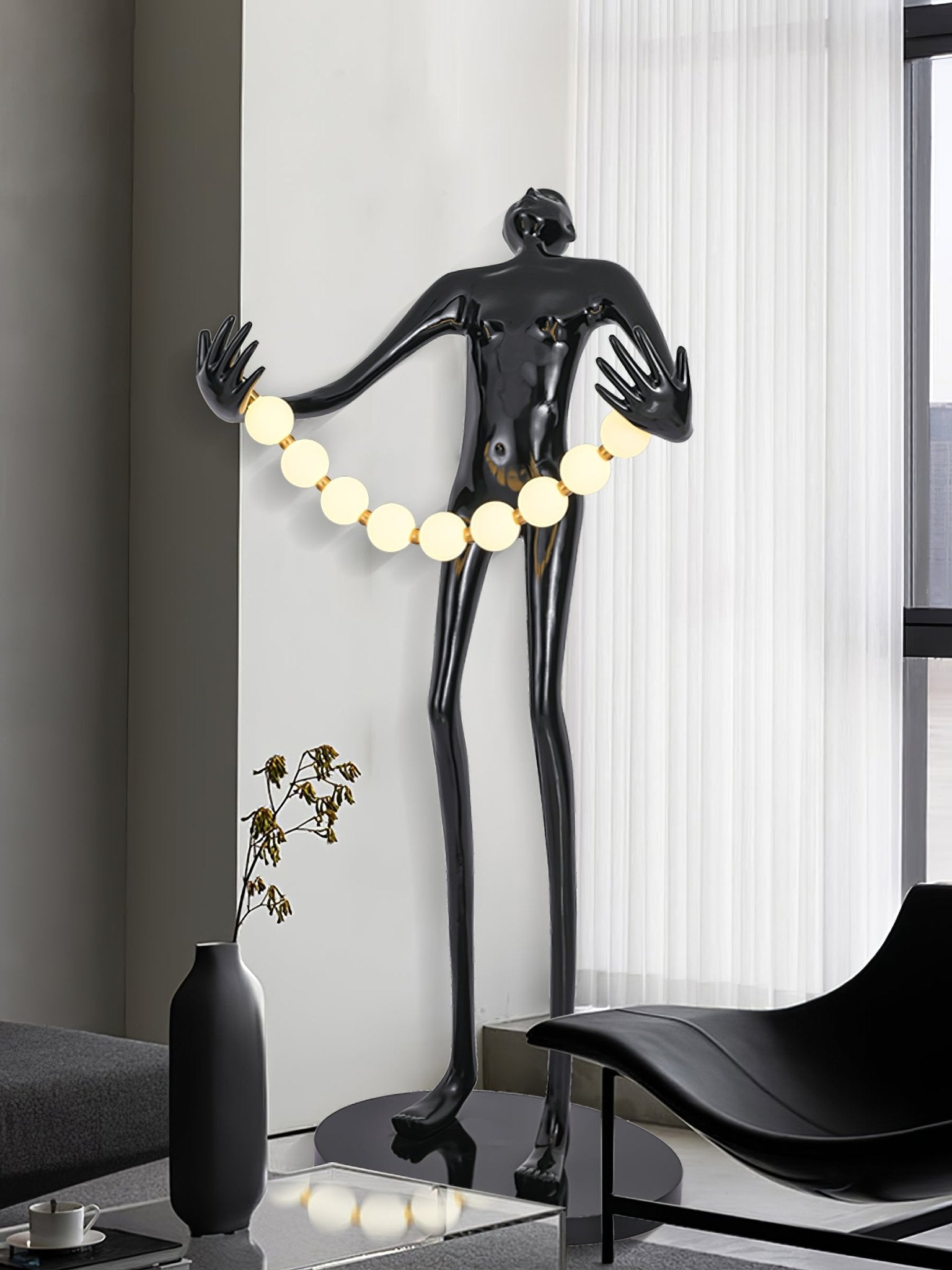 Orb Juggler Sculpture Floor Lamp detail view 10