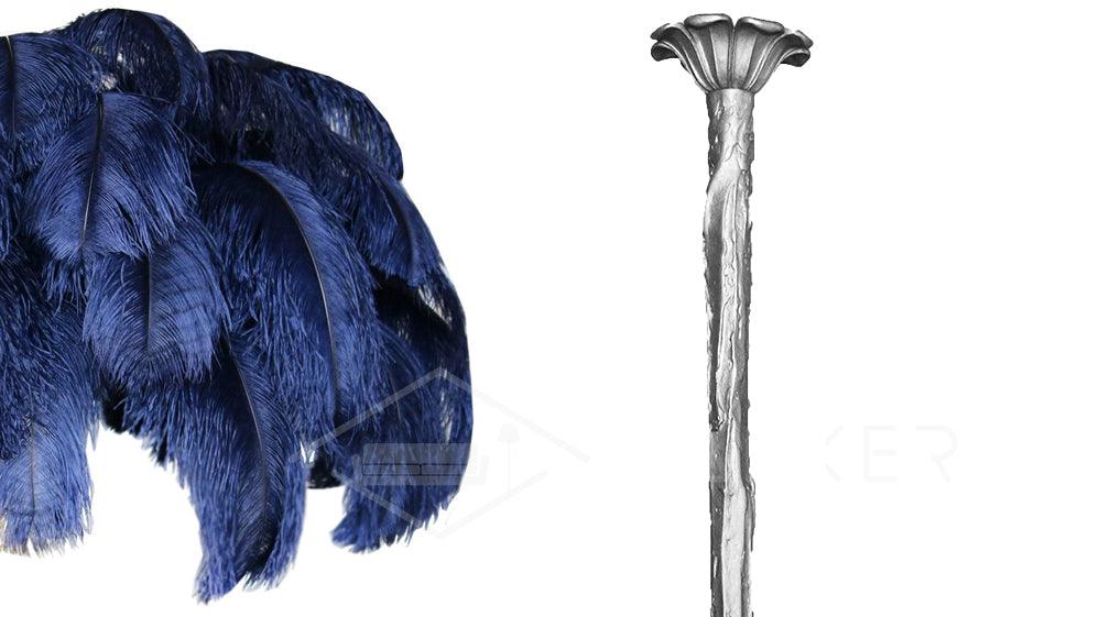 Ostrich Feather Chandelier