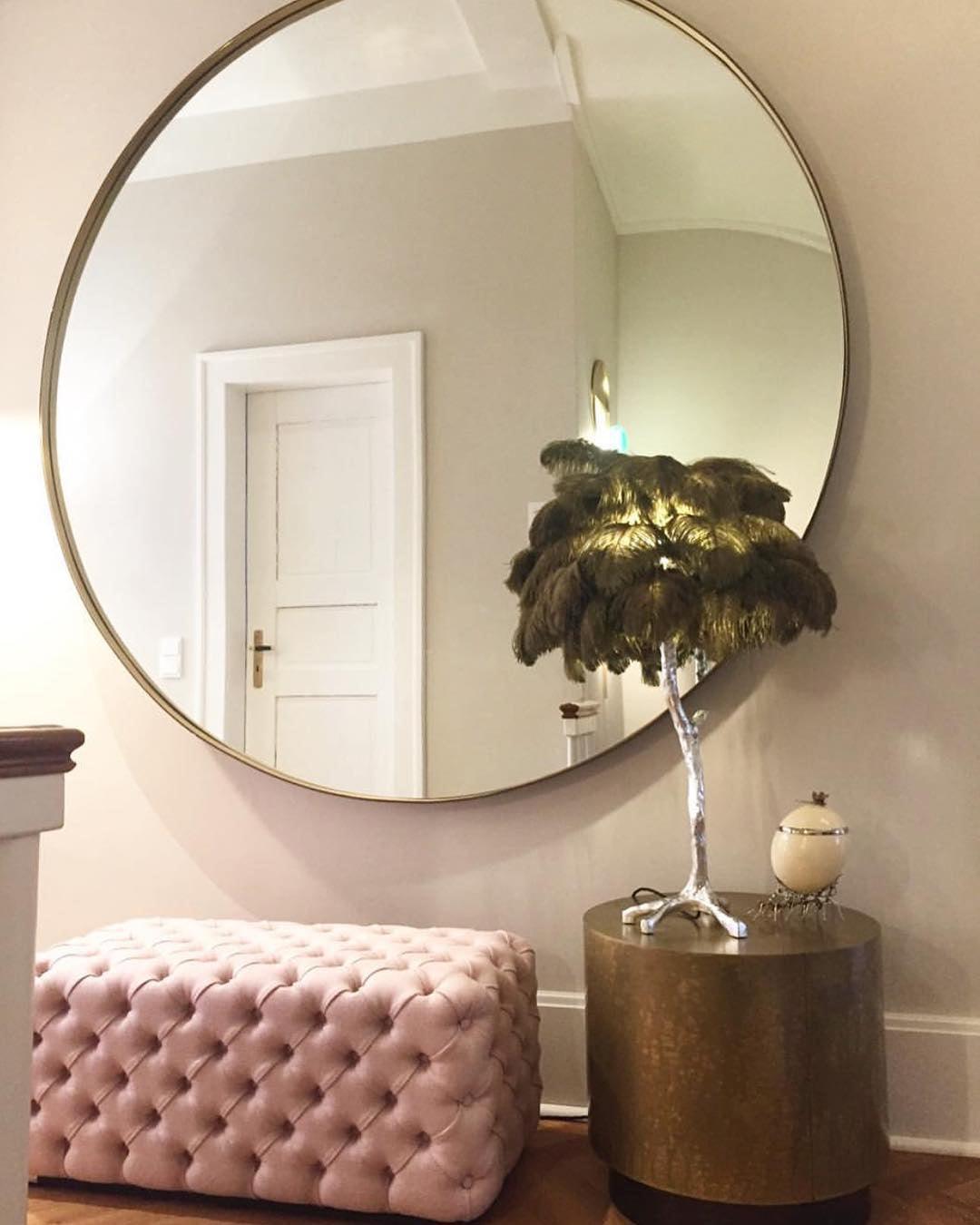 Ostrich Feather Reading Table Lamp