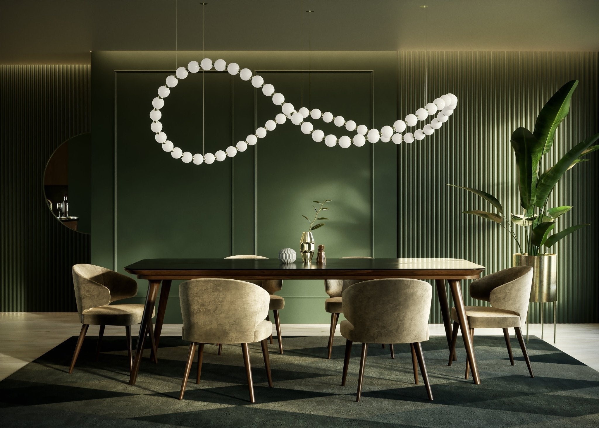 Pearl Drop Customizable Chandelier
