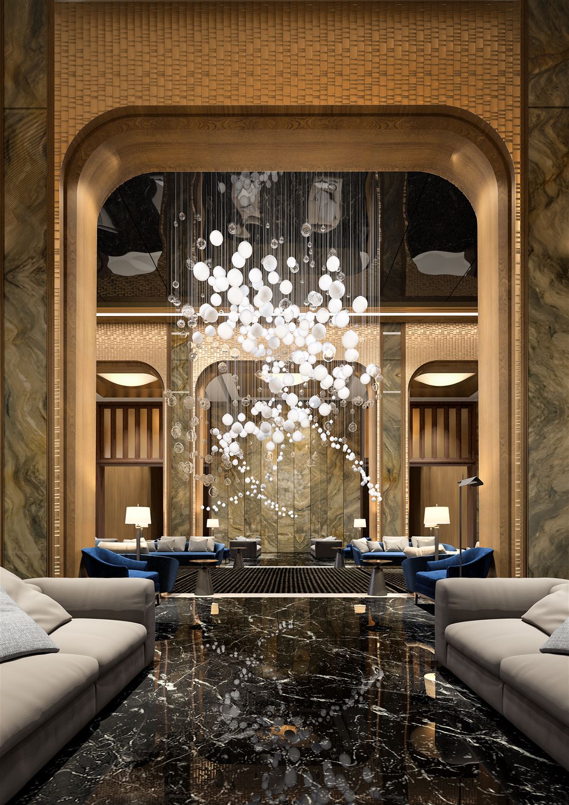 Breath of Light Customizable Chandelier