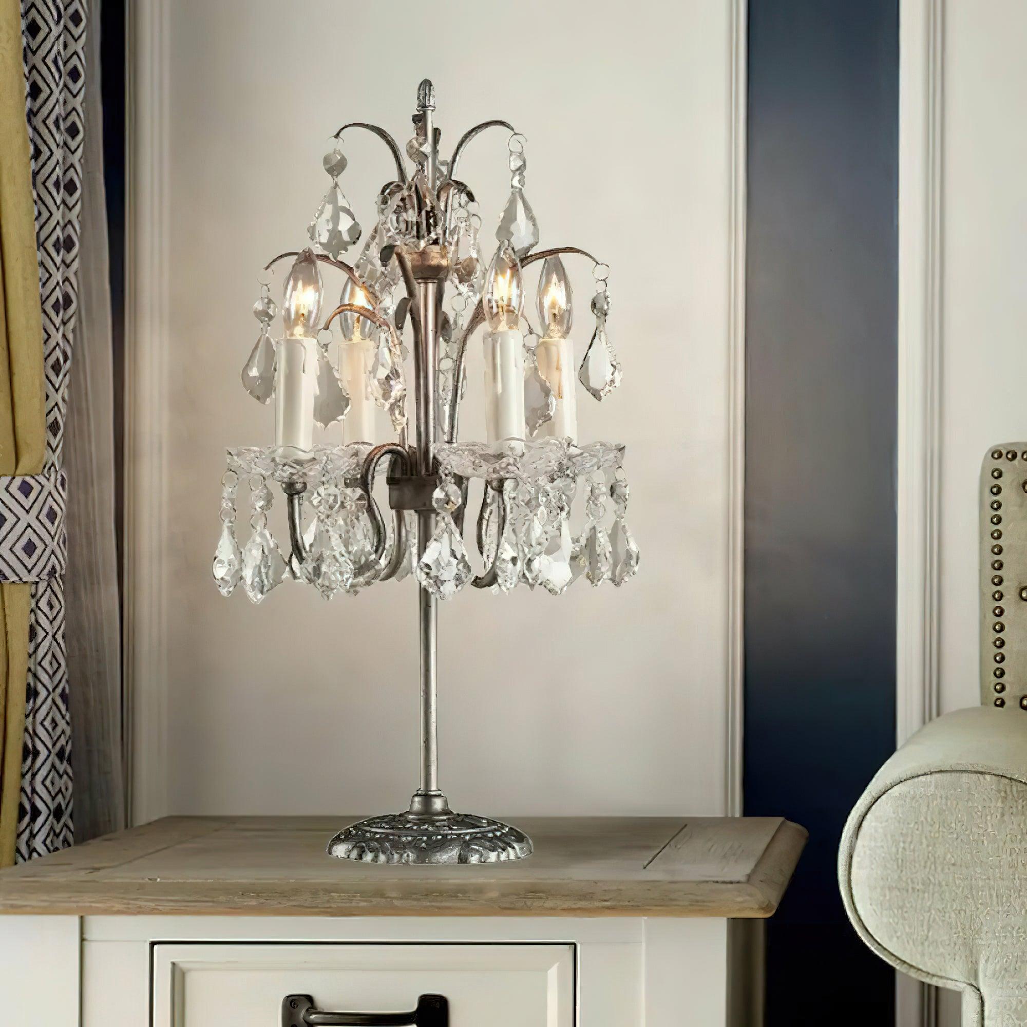 Palais Crystal Table Lamp 15.7