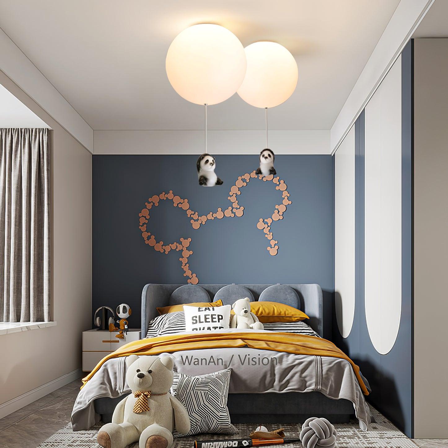 Panda Overhead Fixture Ceiling Light