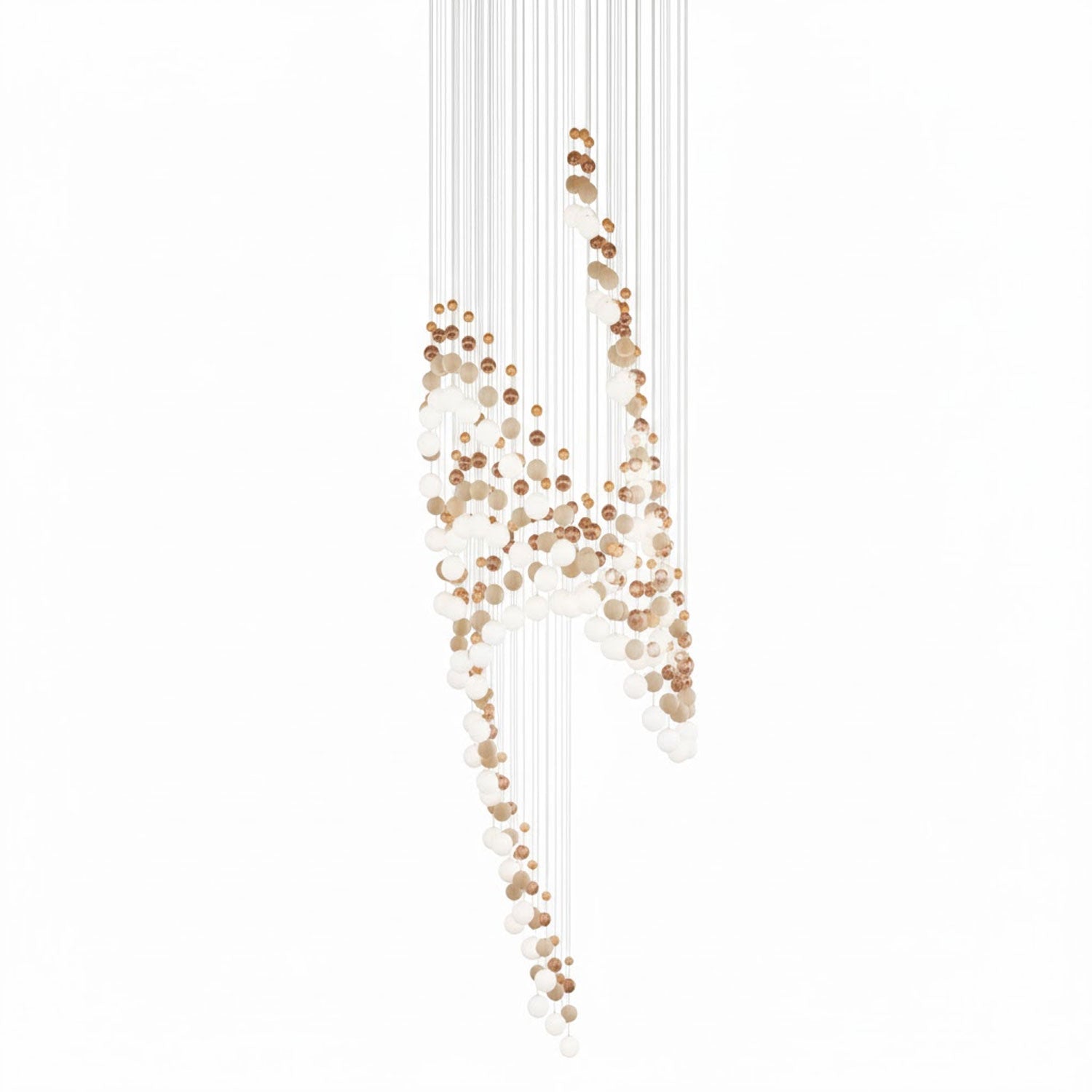 Pearl Curtain Customizable Chandelier