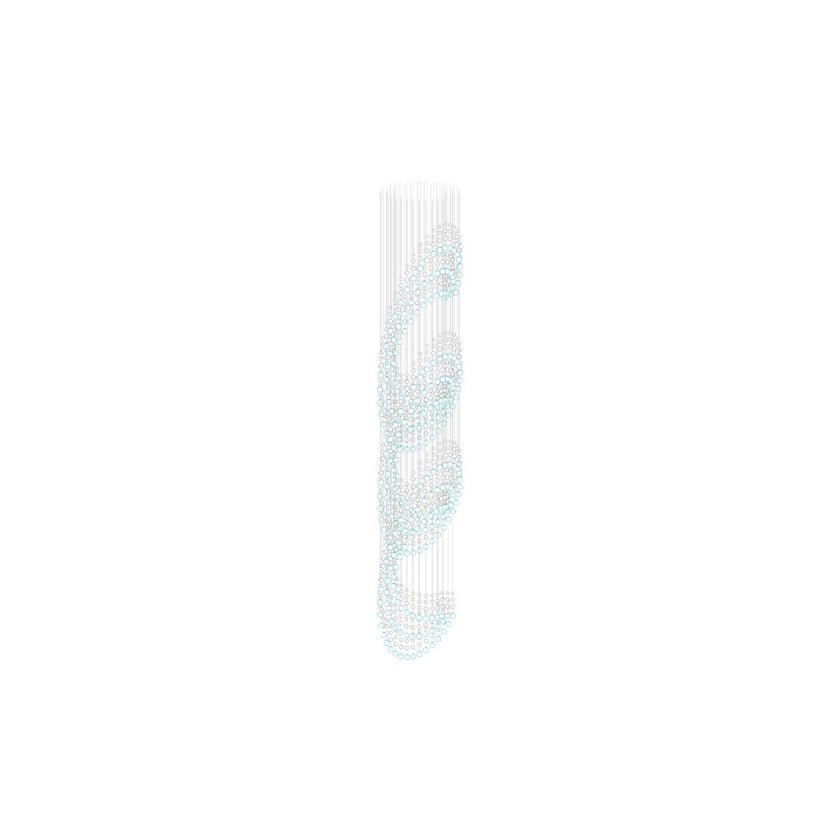 Pearl Curtain Customizable Chandelier
