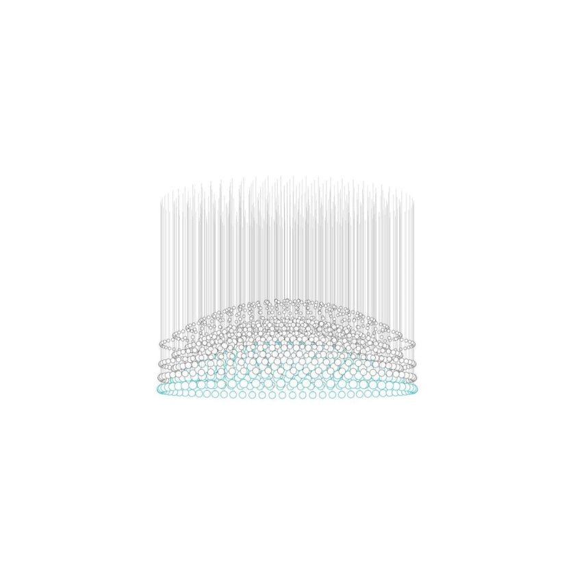 Pearl Curtain Customizable Chandelier