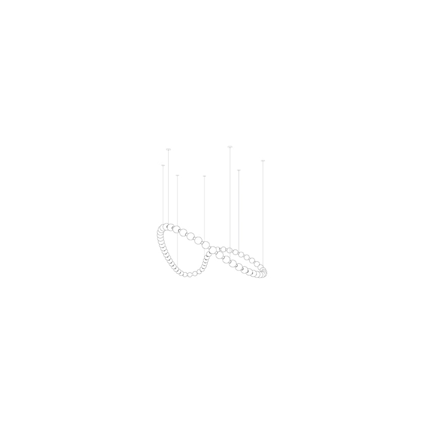 Pearl Drop Customizable Chandelier
