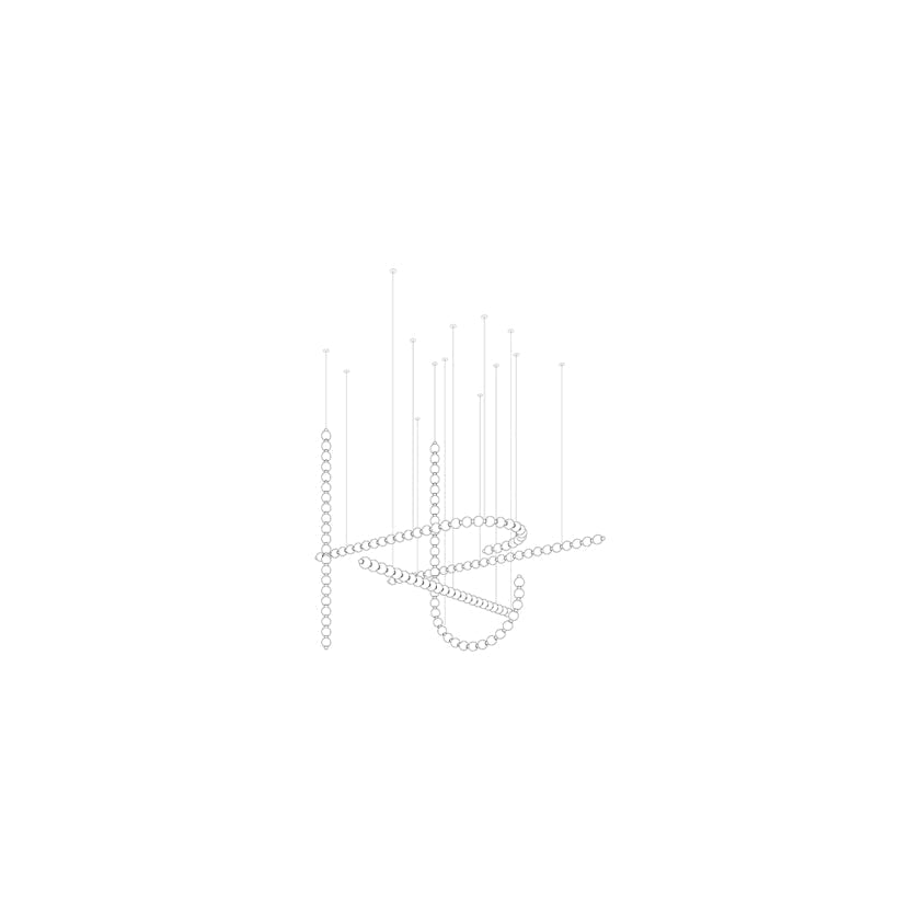 Pearl Drop Customizable Chandelier