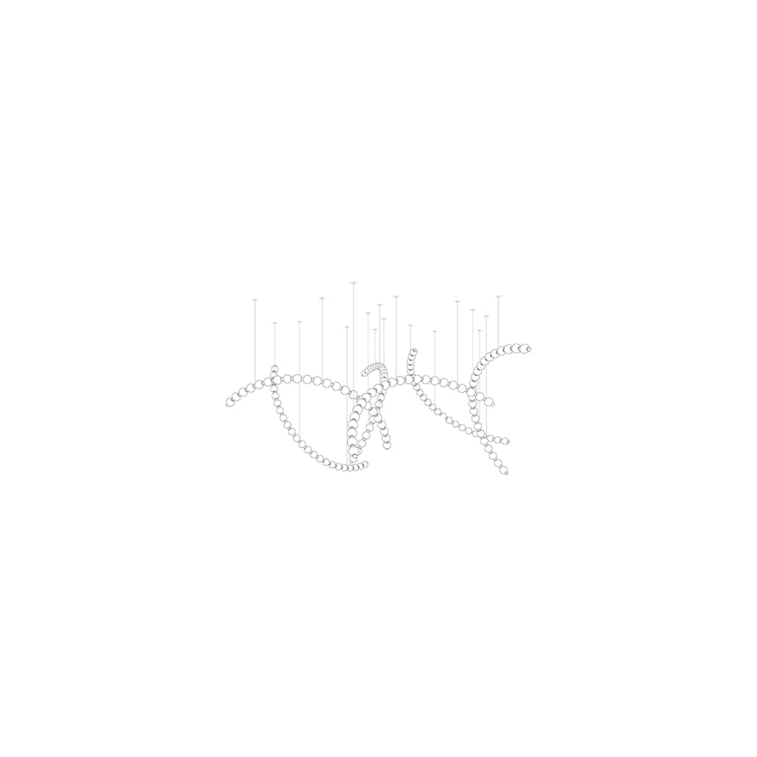 Pearl Drop Customizable Chandelier