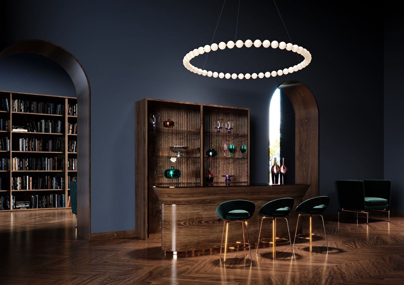 Pearl Drop Customizable Chandelier