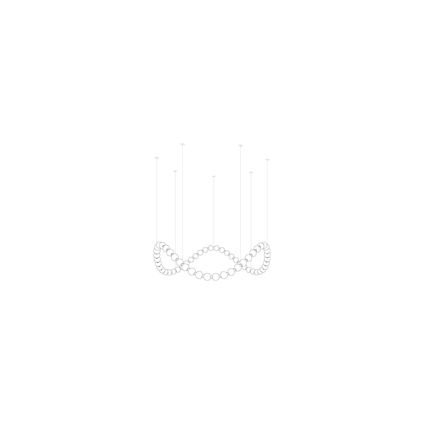 Pearl Drop Customizable Chandelier