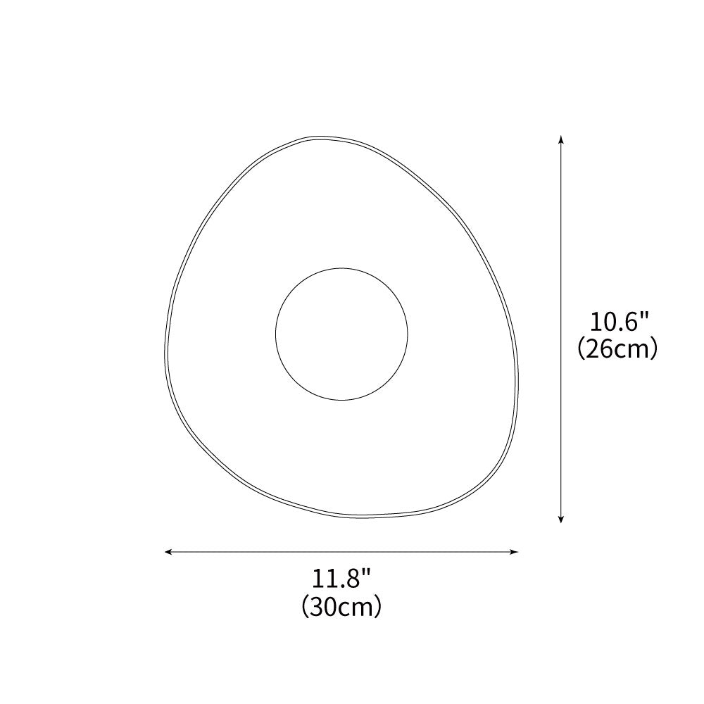 Pebble Disc Wall Light 11.8